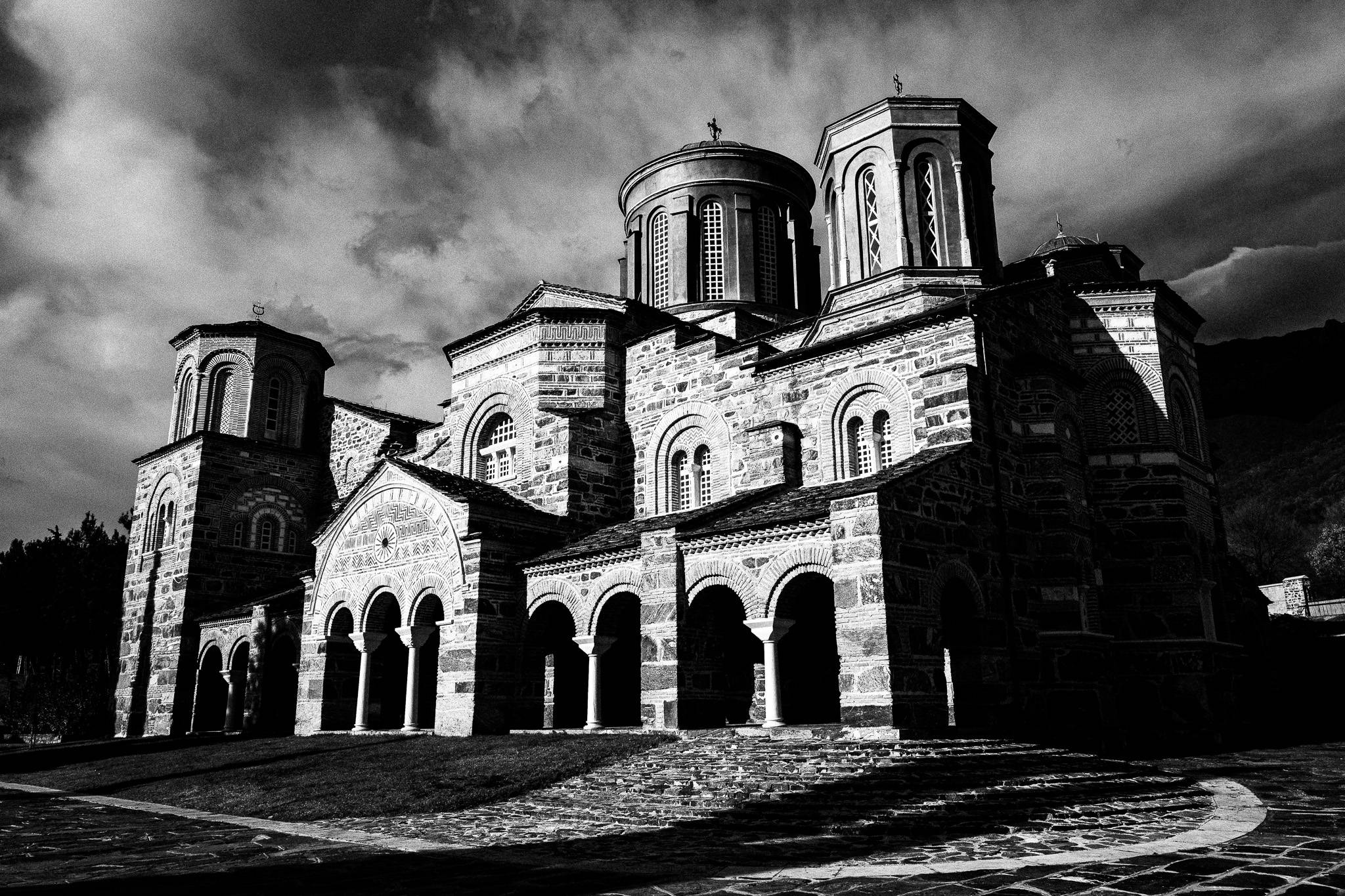 Church of Timios Prodromos, Pagan Christmas customs of Northern Greece, by photographer George Tatakis