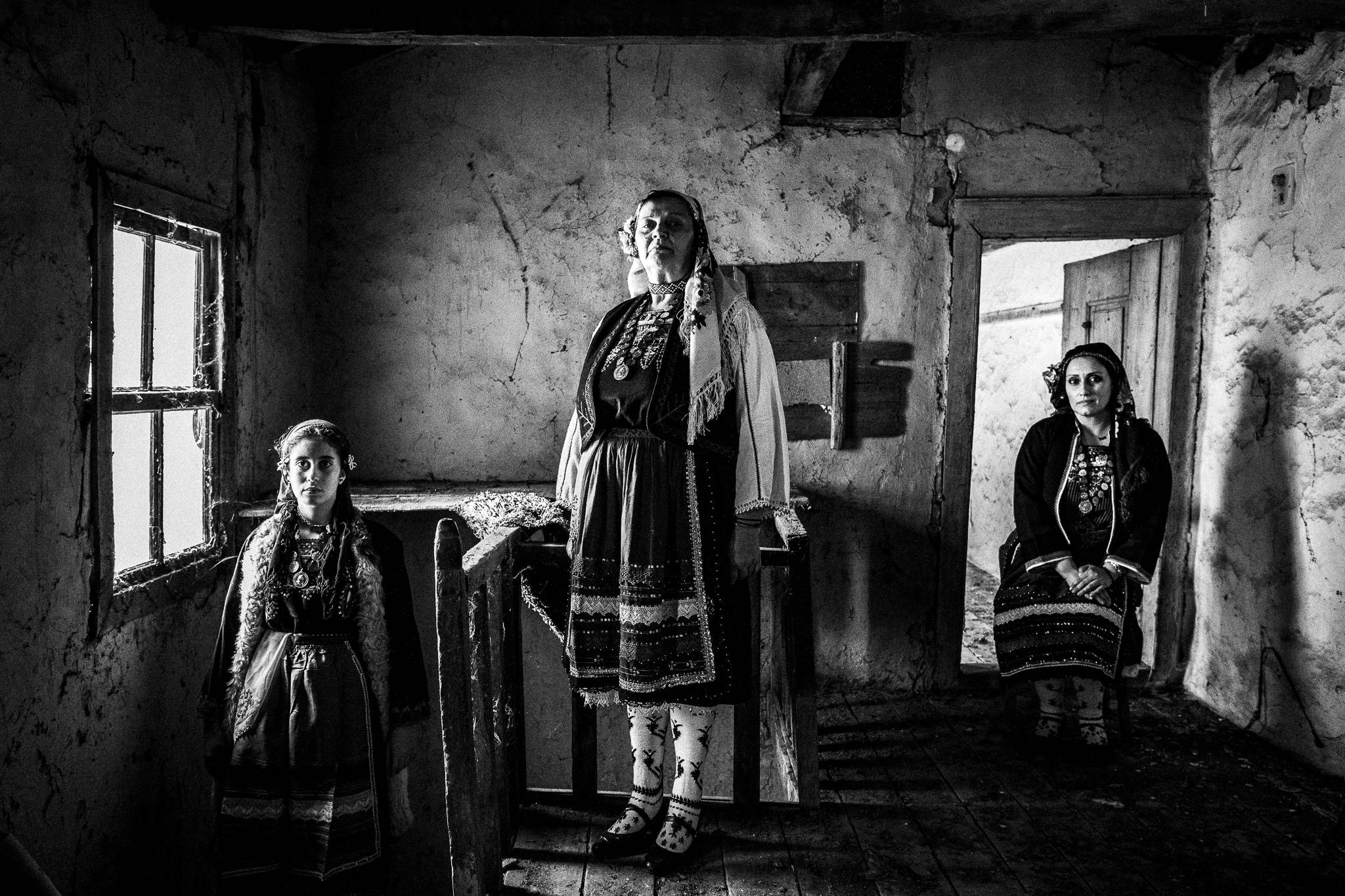 Inside a traditional house in Metaxades, Evros, Thrace, Greece, by photographer George Tatakis