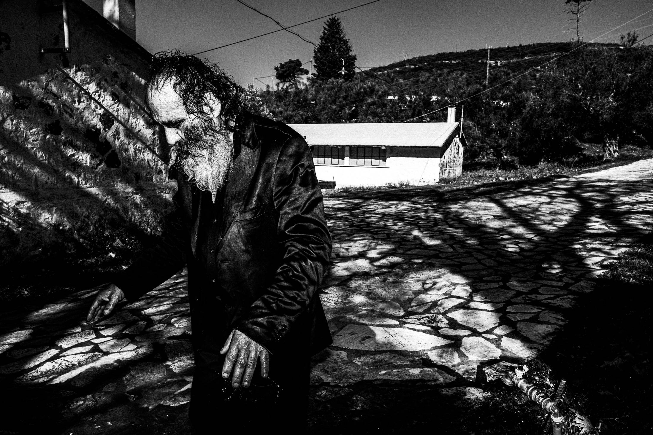 St. Simeon Festivals in Missolonghi, Greece. Black and White Photography by George Tatakis.