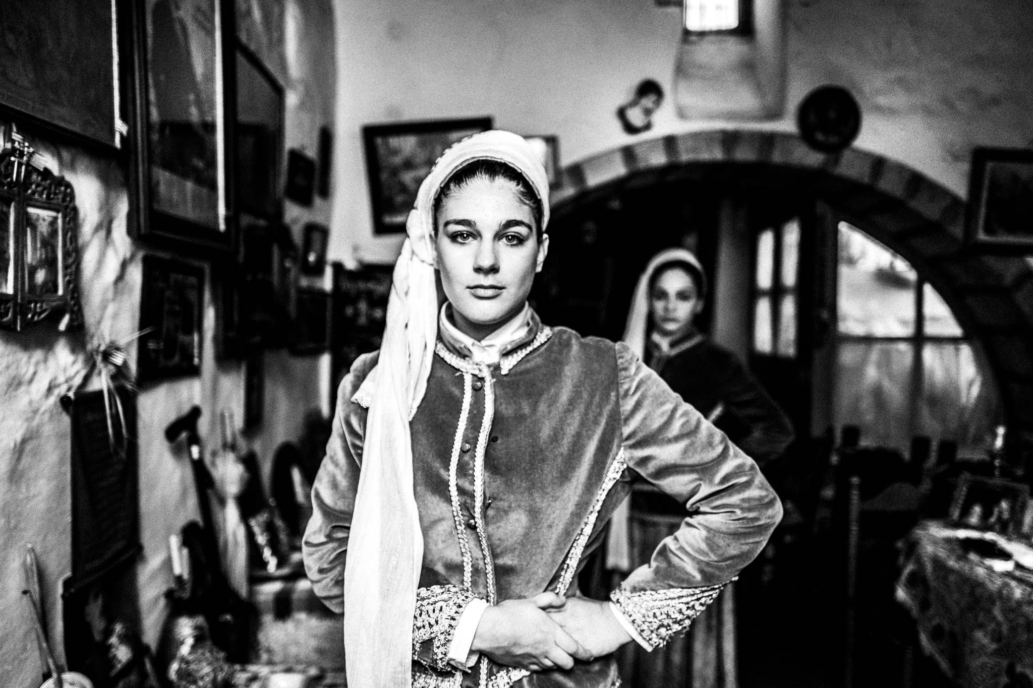 The local traditional costumes of Patmos island, by photographer George Tatakis