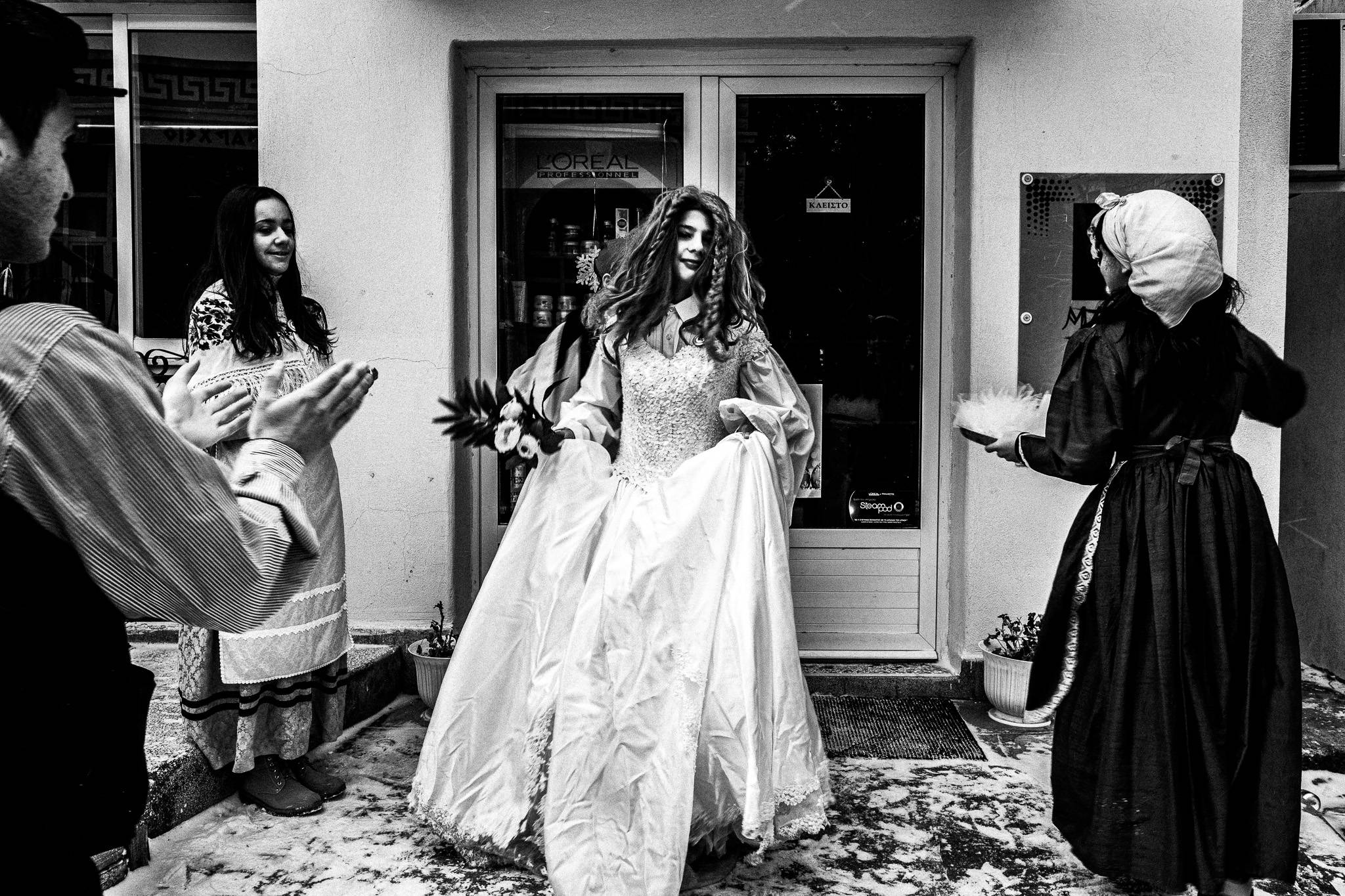 The "bride", Pagan Christmas customs of Northern Greece, by photographer George Tatakis