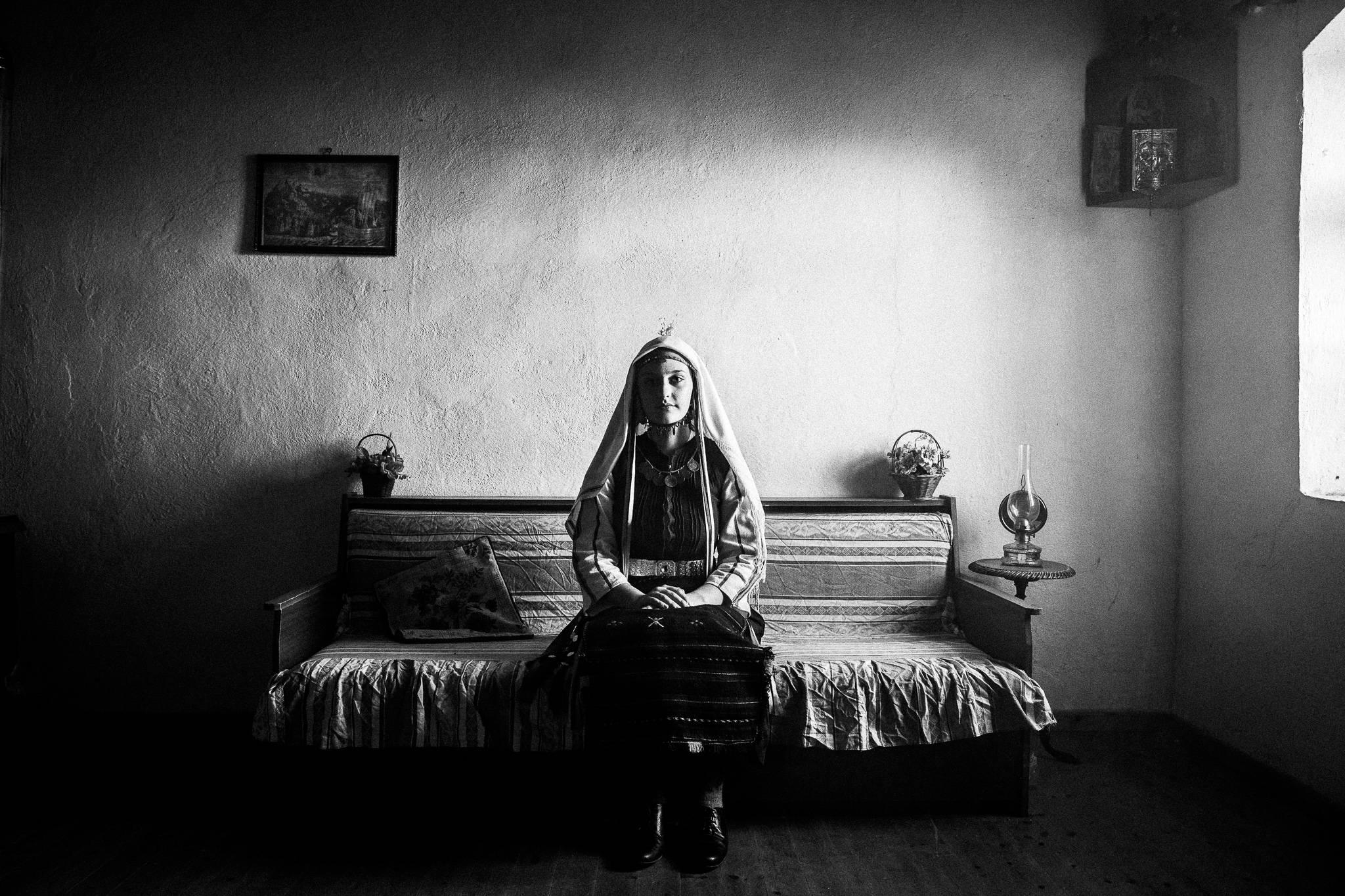 Ormenio costume in Mani, Evros, Thrace, Greece, by photographer George Tatakis