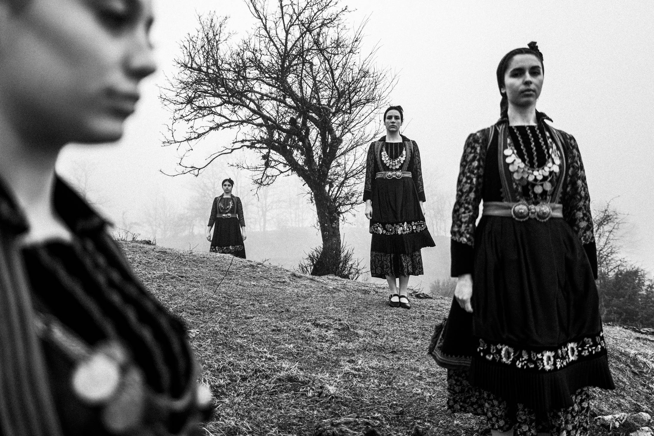Kerasovo, Konitsa, Epirus, Greece. The local women's dresses. Photography by George Tatakis
