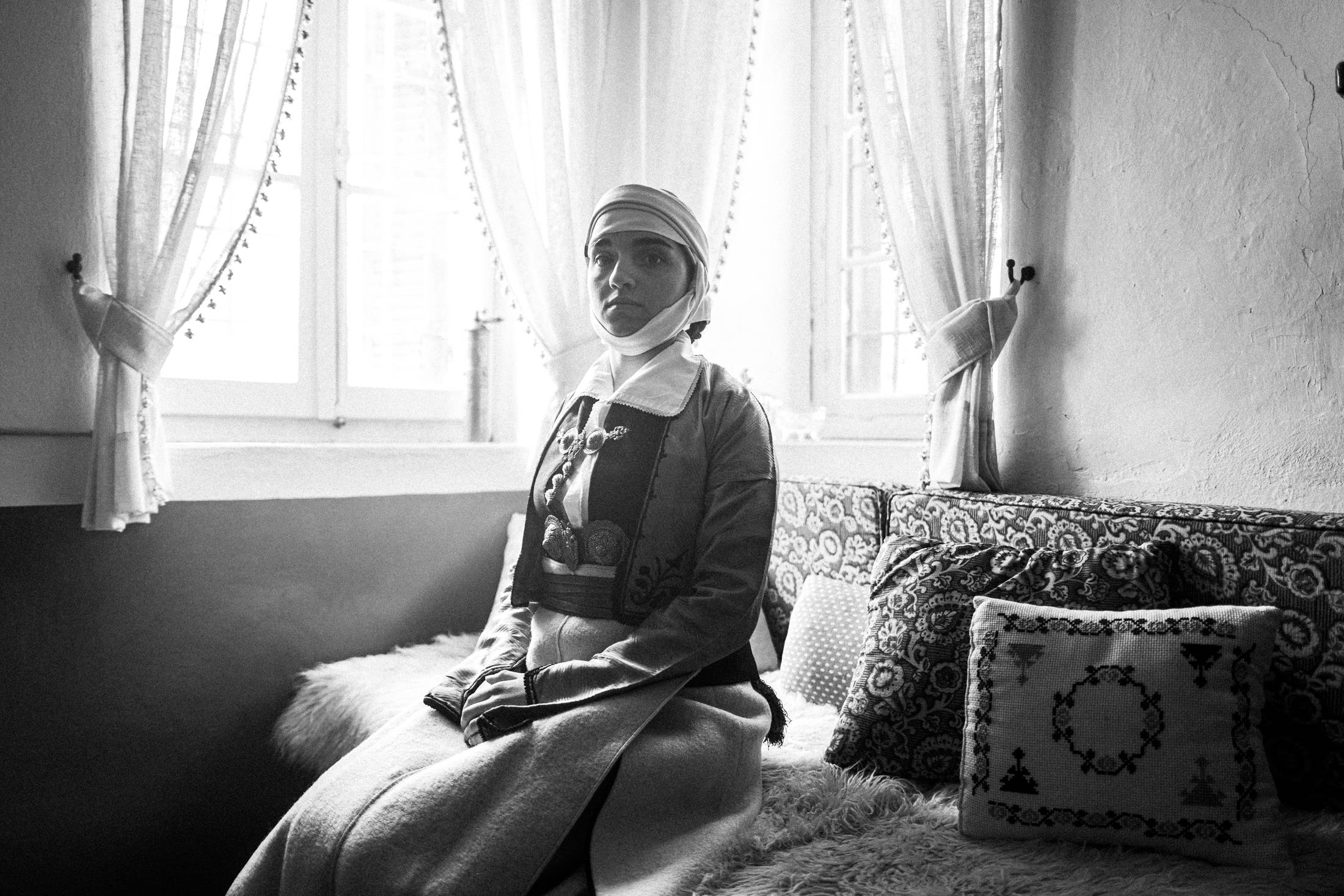 Paleopyrgos, Pogoni, Epirus, Greece. The local clothes. Photography by George Tatakis.