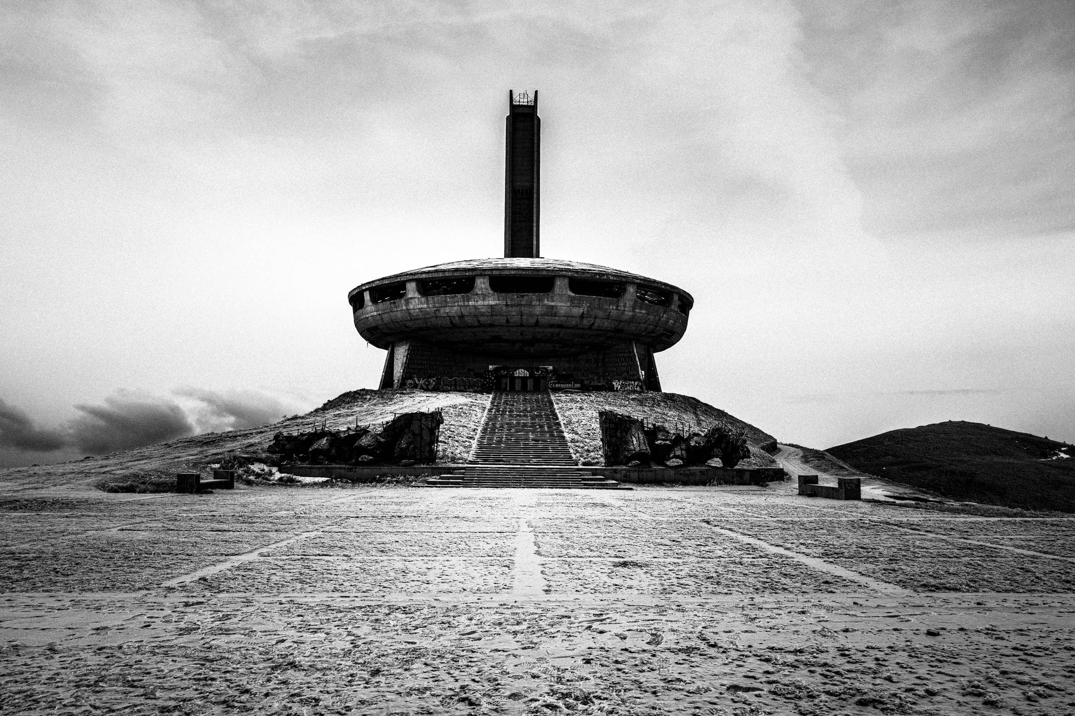 The Buzludzha, Bulgaria, by photographer George Tatakis