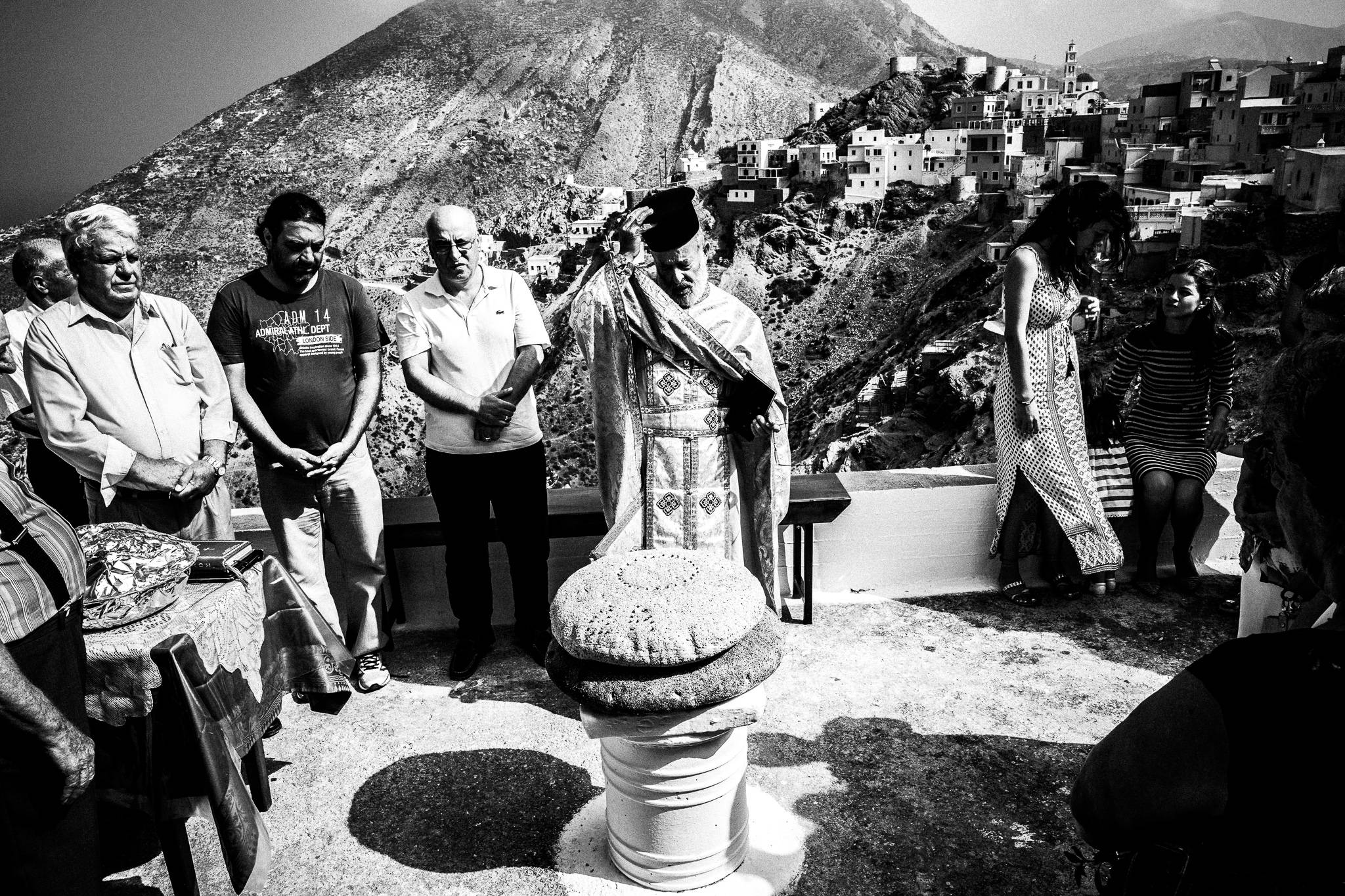 The Transfiguration of the Saviour in Olympos, Karpathos, by photographer George Tatakis