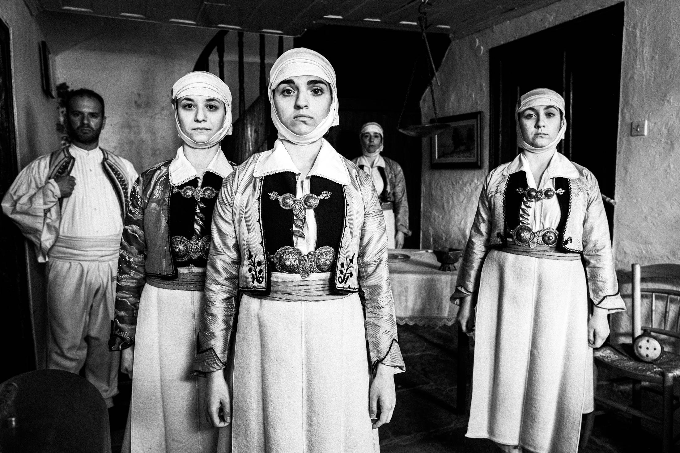 Paleopyrgos, Pogoni, Epirus, Greece. The local clothes. Photography by George Tatakis.