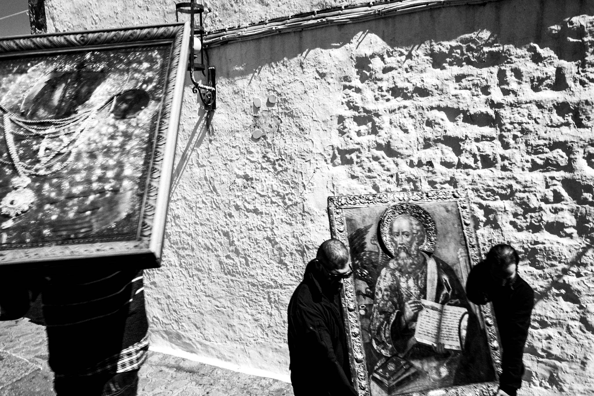 Litany of the Icons in Patmos island, by photographer George Tatakis