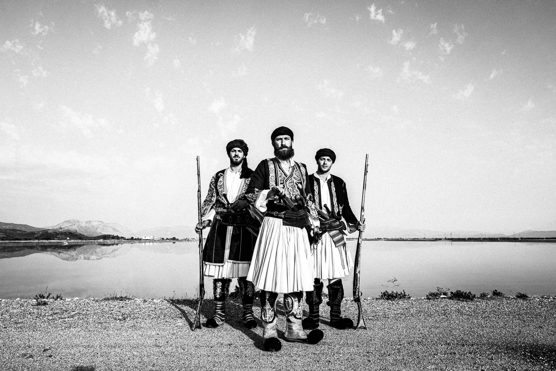 St. Simeon Festivals in Missolonghi, Greece. Black and White Photography by George Tatakis.