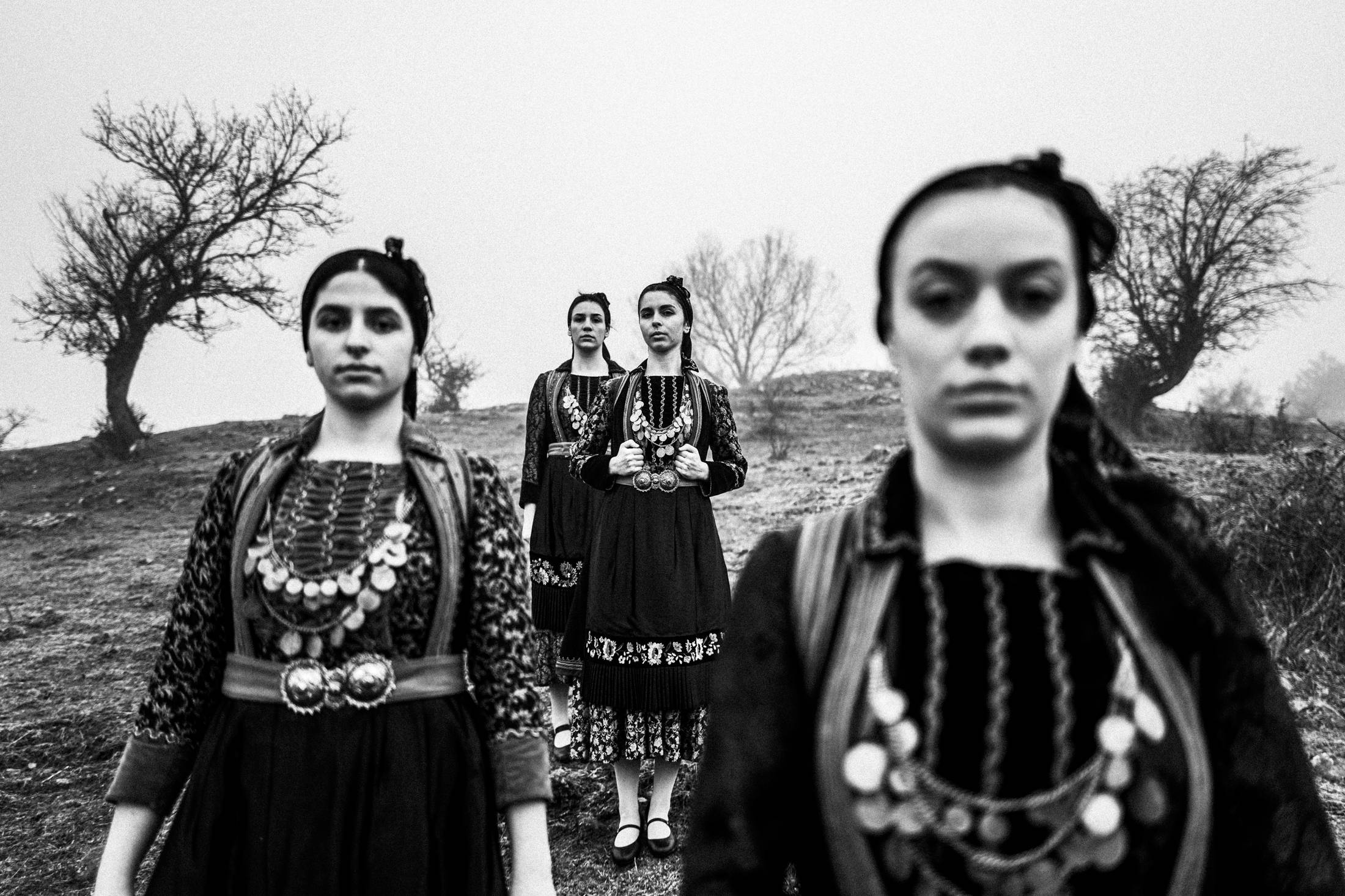 Kerasovo, Konitsa, Epirus, Greece. The local women's dresses. Photography by George Tatakis