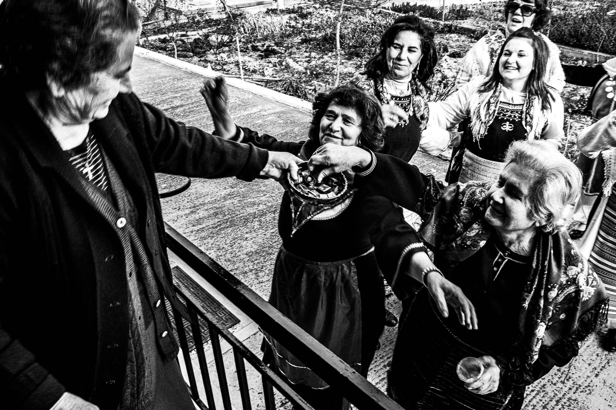 Offerings from Mpampo, Pagan Christmas customs of Northern Greece, by photographer George Tatakis