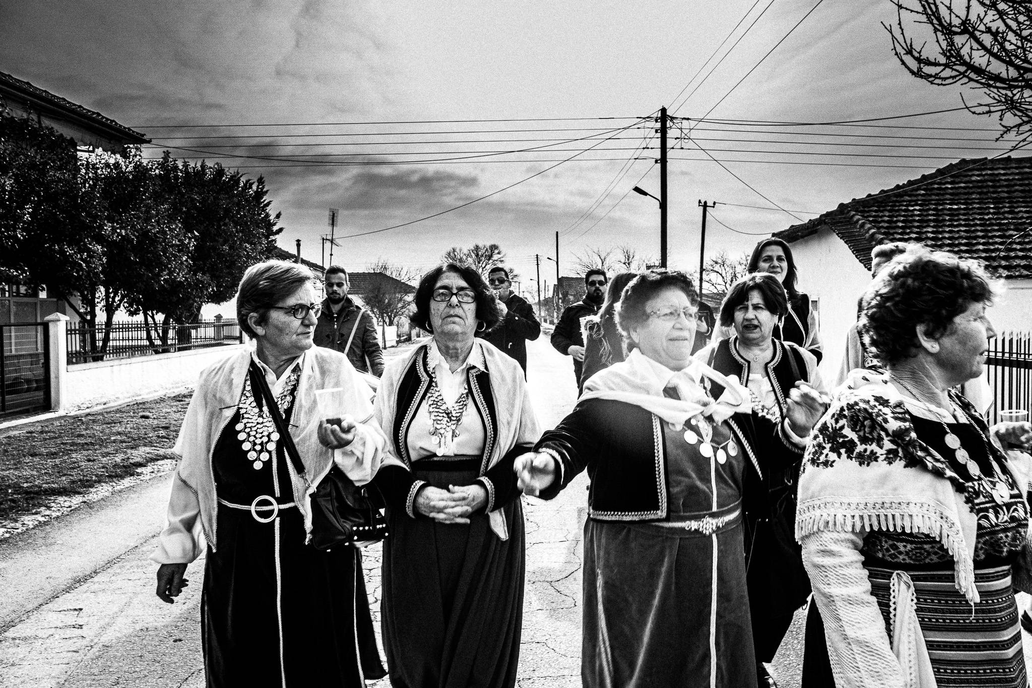 Dancing round the streets, Pagan Christmas customs of Northern Greece, by photographer George Tatakis