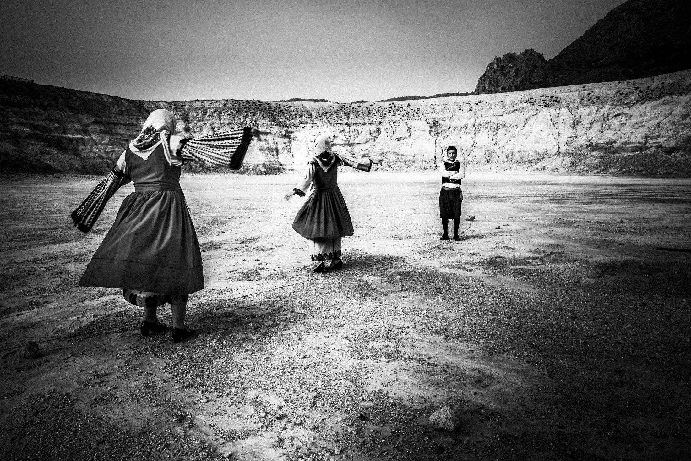 At the volcanic bed, Nisyros, Dodecanese, by photographer George Tatakis