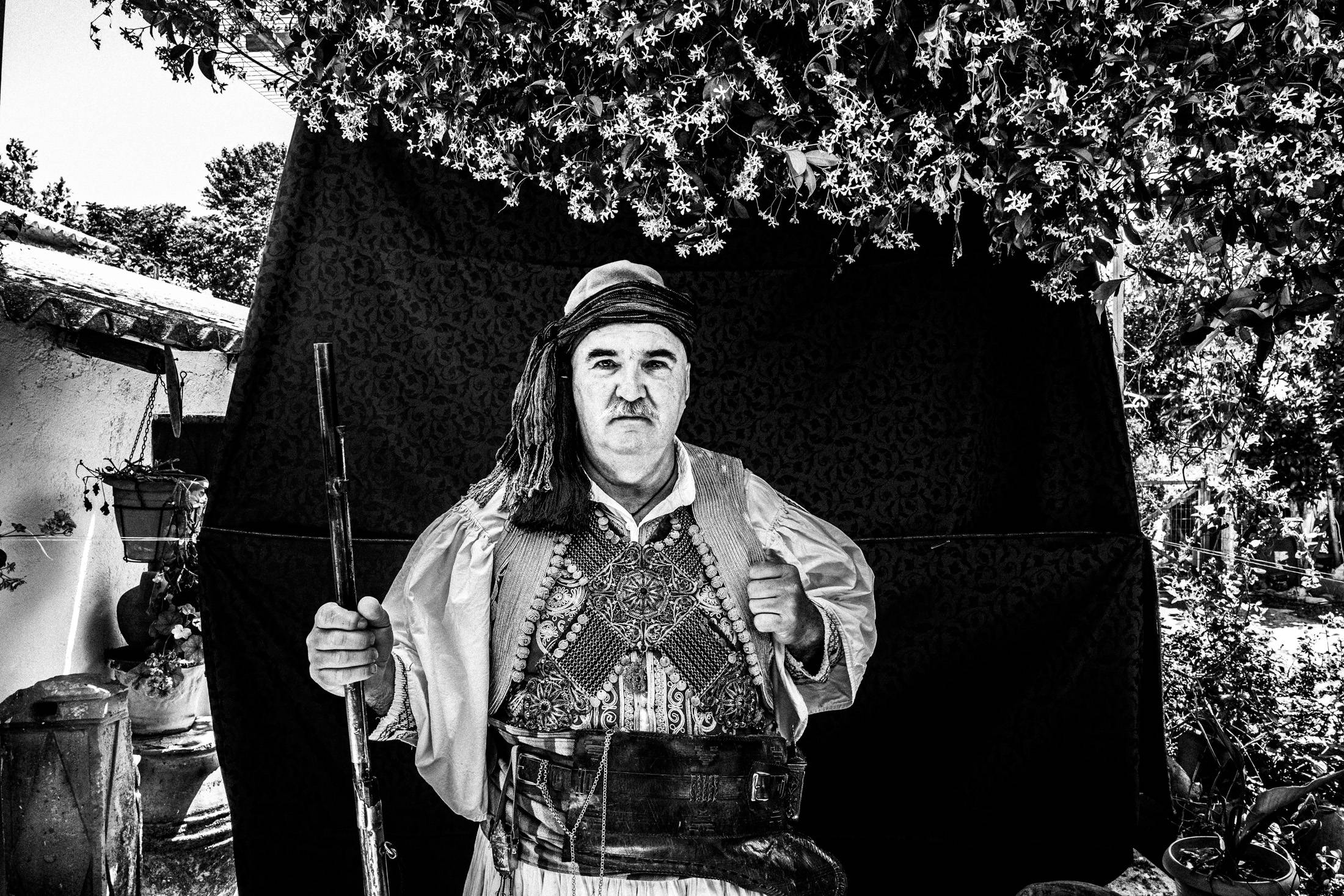 St. Simeon Festivals in Missolonghi, Greece. Black and White Photography by George Tatakis.