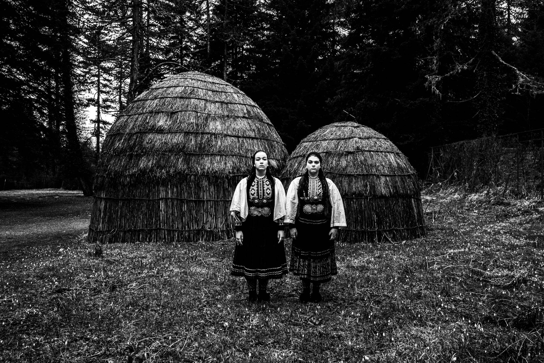 Gyftokampos, Epirus, Greece. The costumes of the nomadic group of Sarakatsani. Photography by George Tatakis.