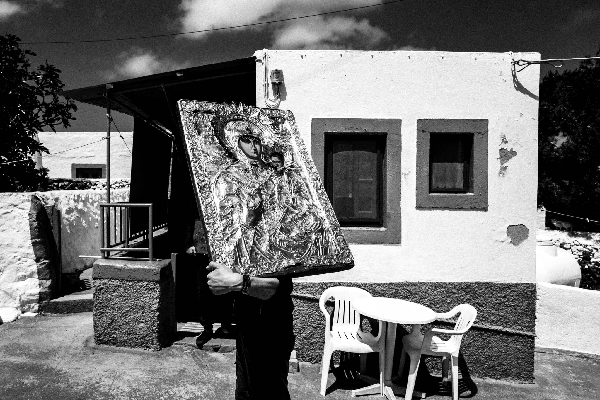 Litany of the Icons in Patmos island, by photographer George Tatakis