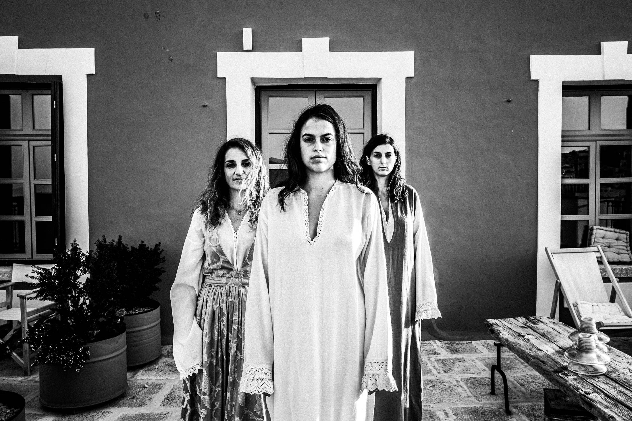 Inside the 1900 hotel at Symi island, by photographer George Tatakis