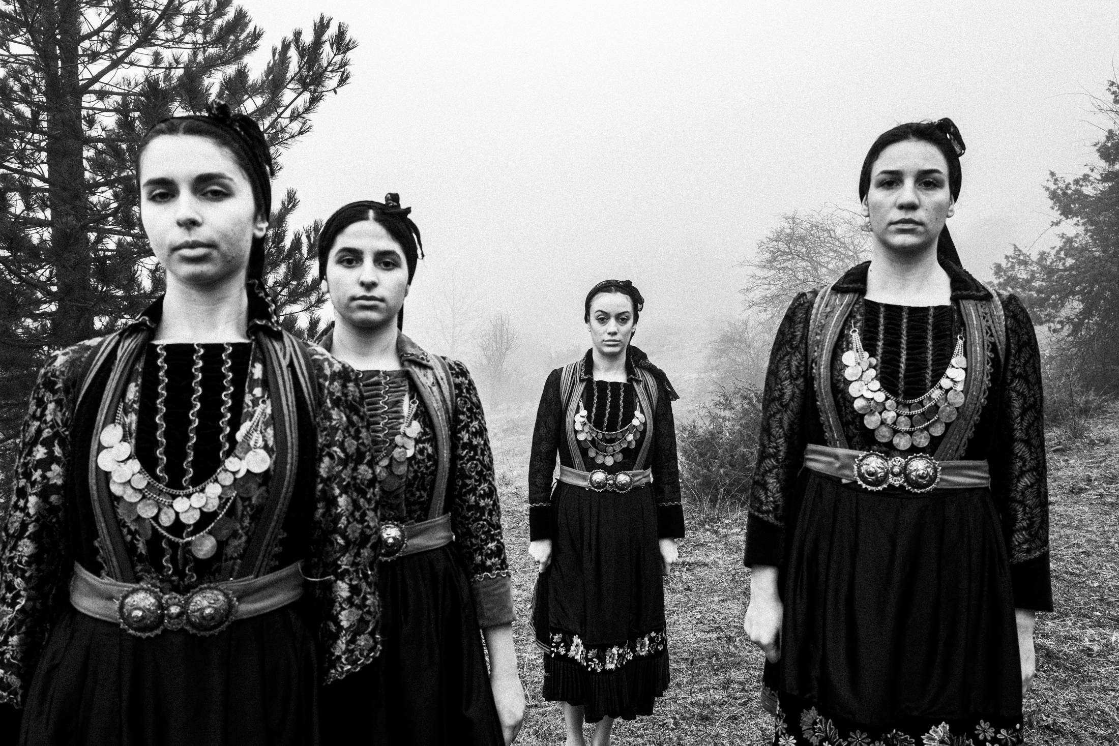 Kerasovo, Konitsa, Epirus, Greece. The local women's dresses. Photography by George Tatakis