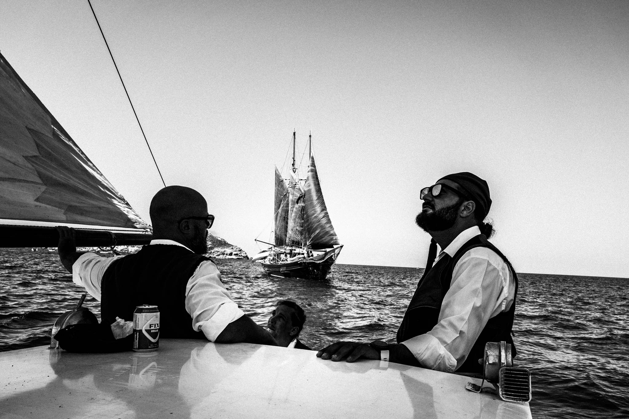 On board Aghios Yorgis, by photographer George Tatakis