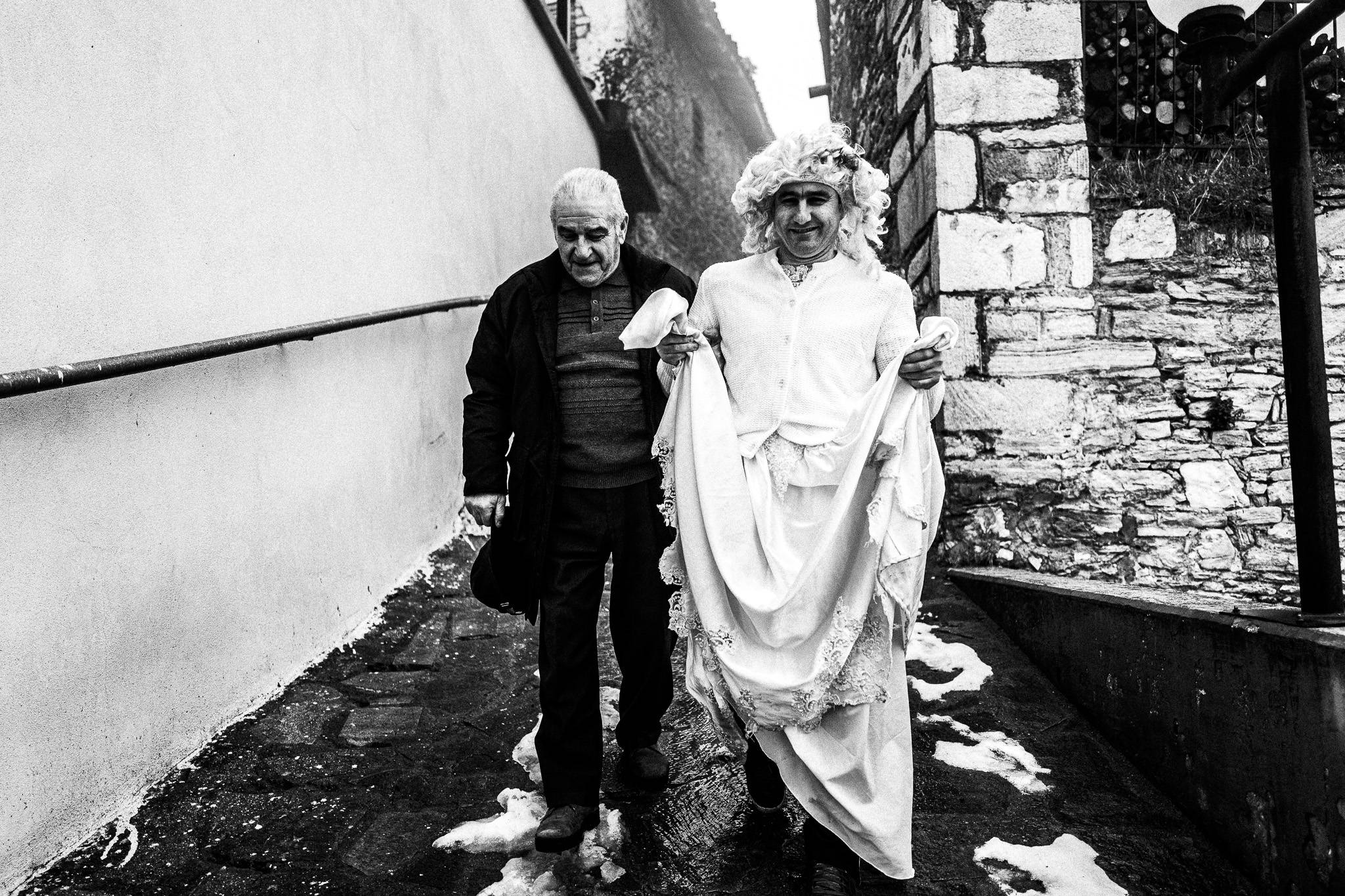 Stealing the bride, Pagan Christmas customs of Northern Greece, by photographer George Tatakis