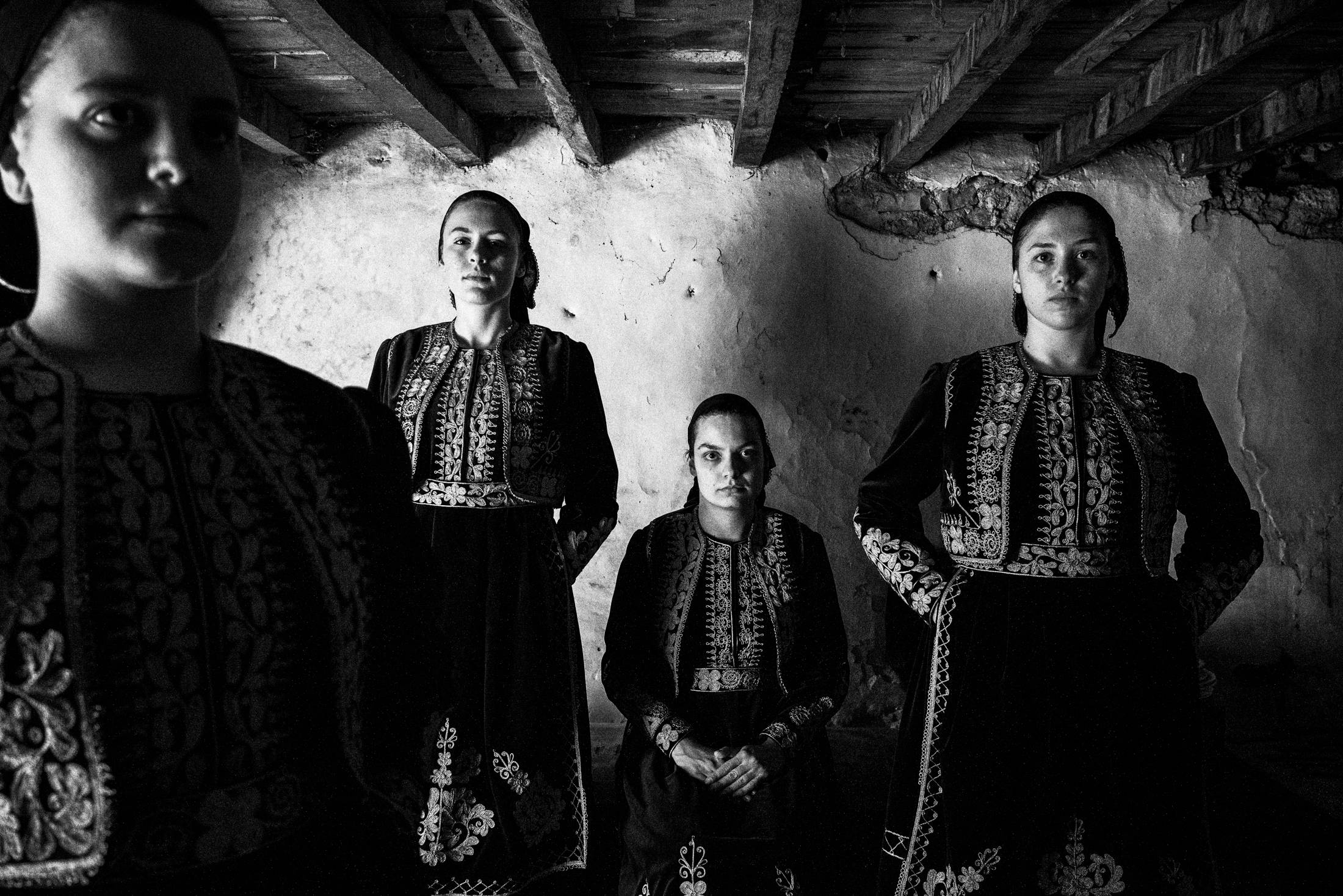 Filiates, Thesprotia, Epirus, Greece. The local women's dresses. Photography by George Tatakis.