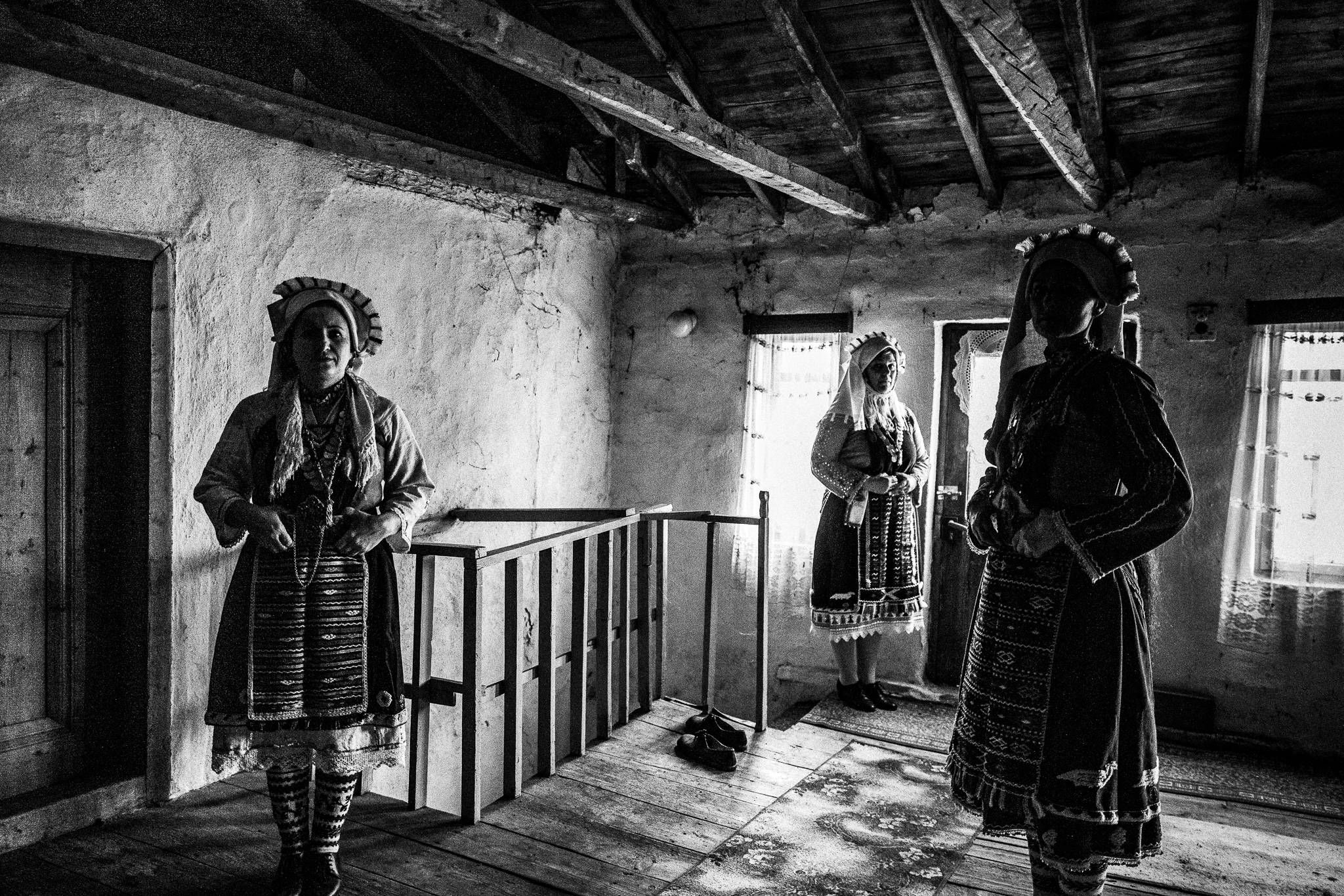 Inside a traditional house of Mani village, Evros, Thrace, Greece, by photographer George Tatakis