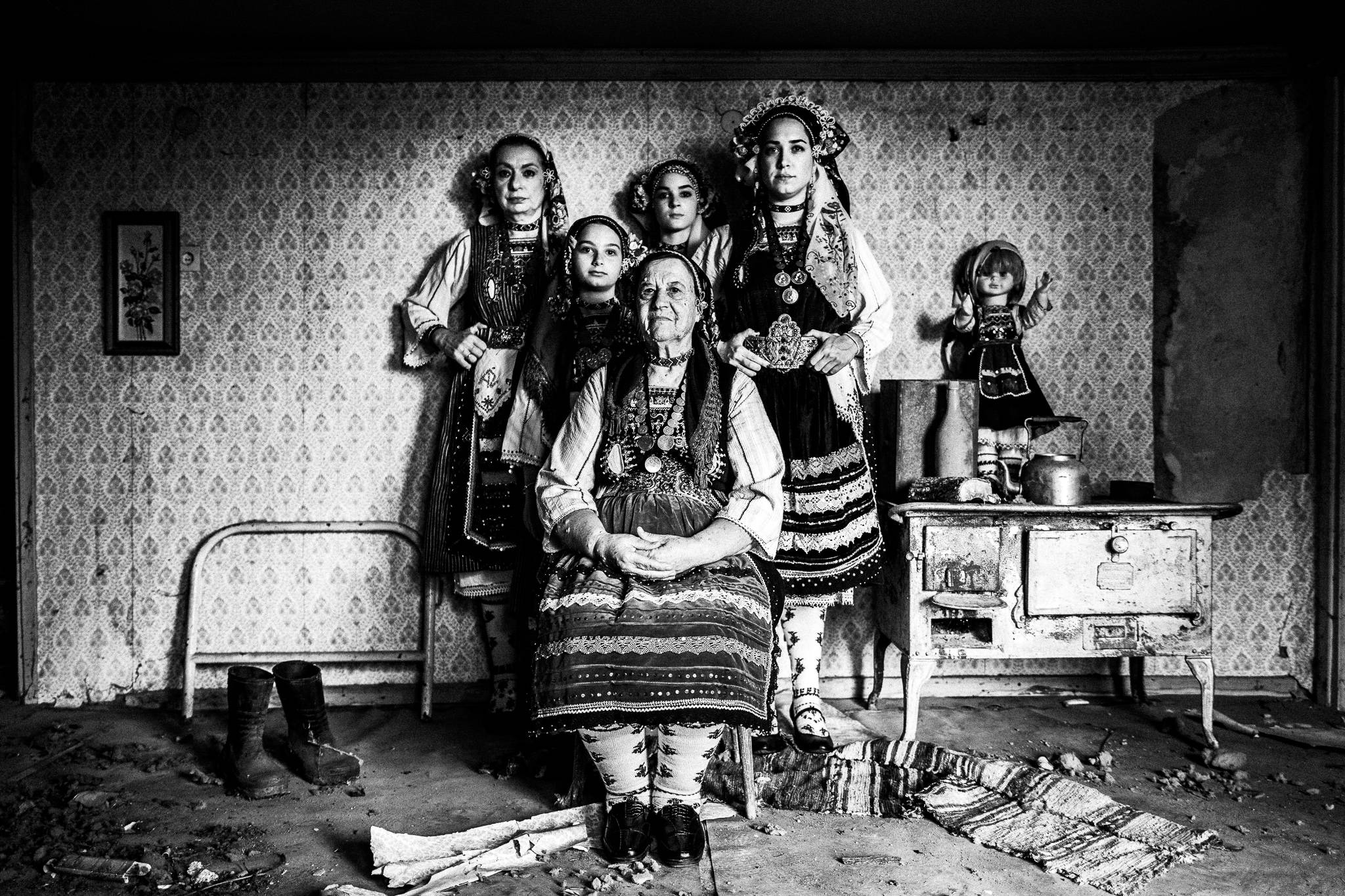 Inside a traditional house in Metaxades, Evros, Thrace, Greece, by photographer George Tatakis