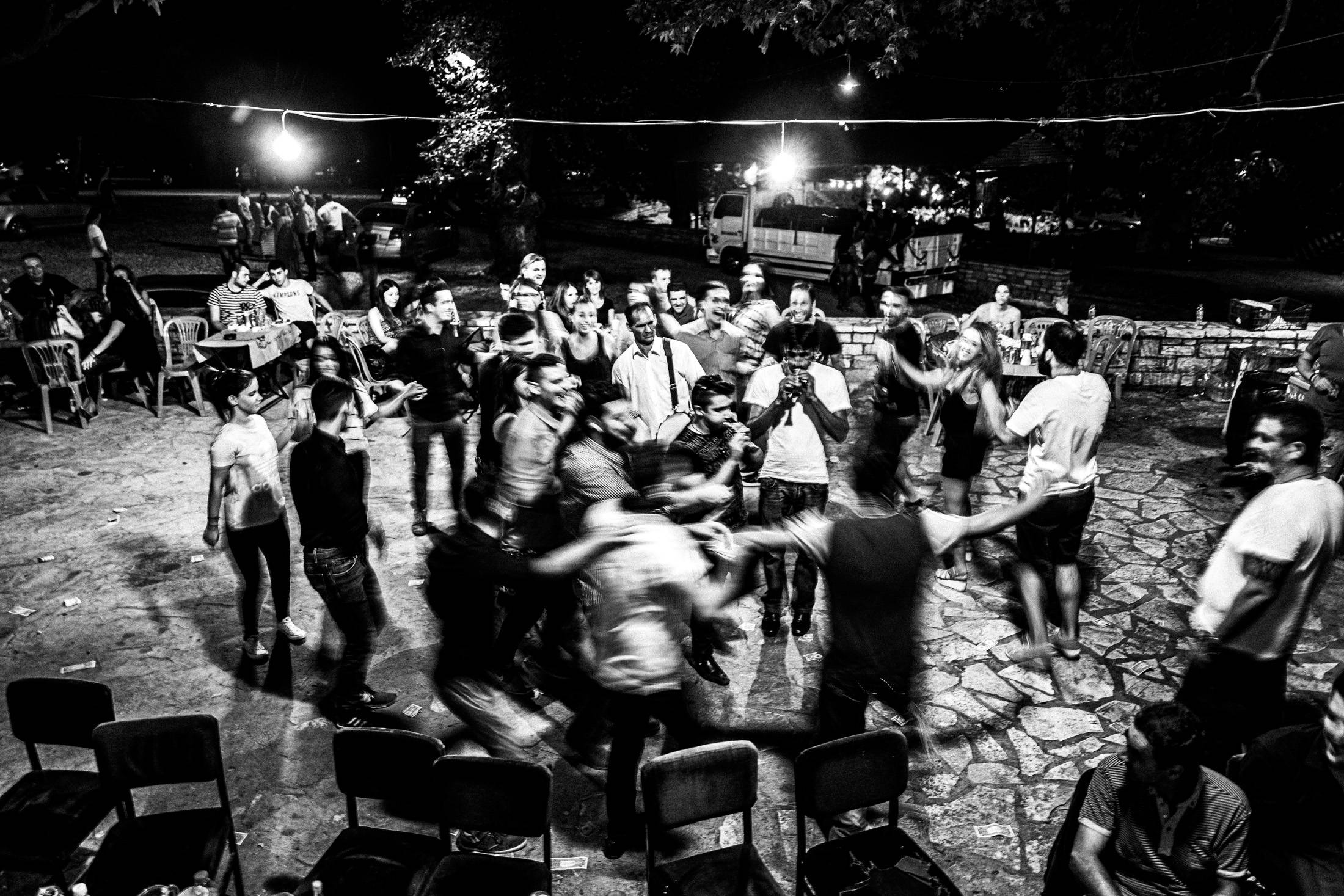 St. Simeon Festivals in Missolonghi, Greece. Black and White Photography by George Tatakis.