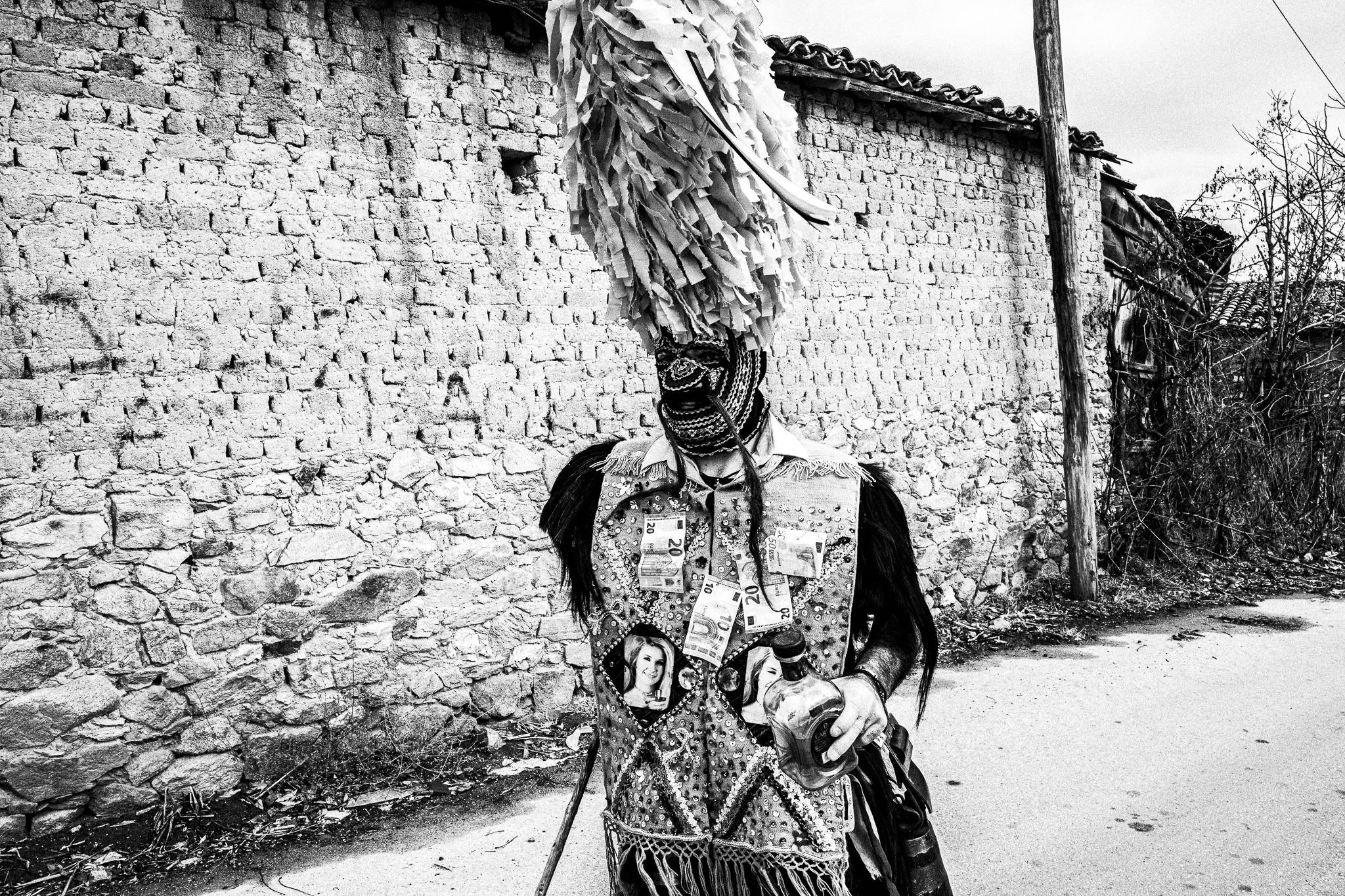 Arapides of Profitis village, Pagan Christmas customs of Northern Greece, by photographer George Tatakis