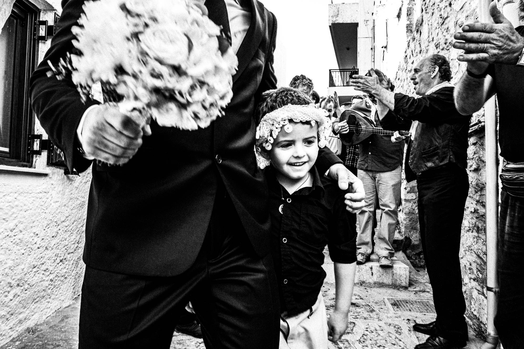 At the bride's house, Anogia, Rethymnon, Crete, by photographer George Tatakis