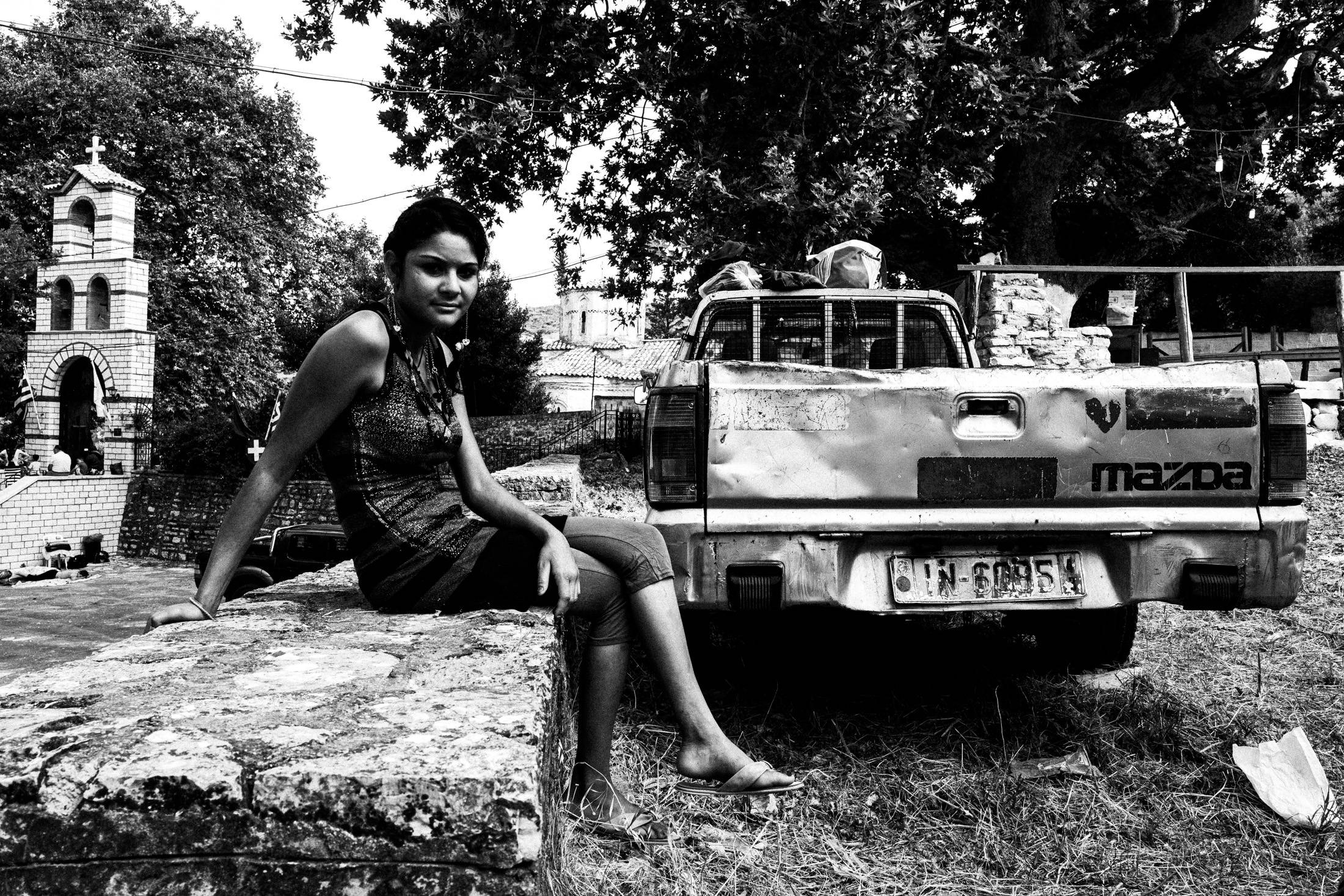 St. Simeon Festivals in Missolonghi, Greece. Black and White Photography by George Tatakis.