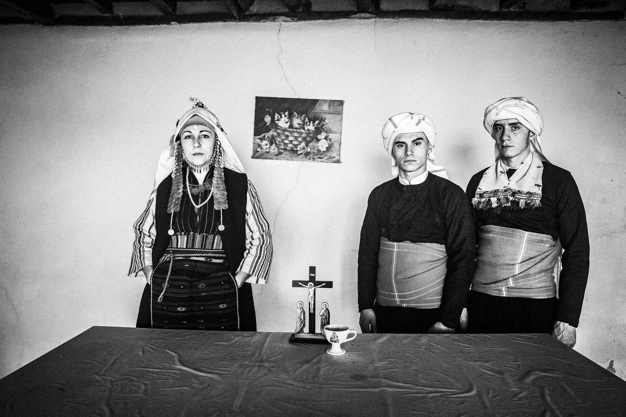 Ormenio costumes in Mani, Evros, Thrace, Greece, by photographer George Tatakis