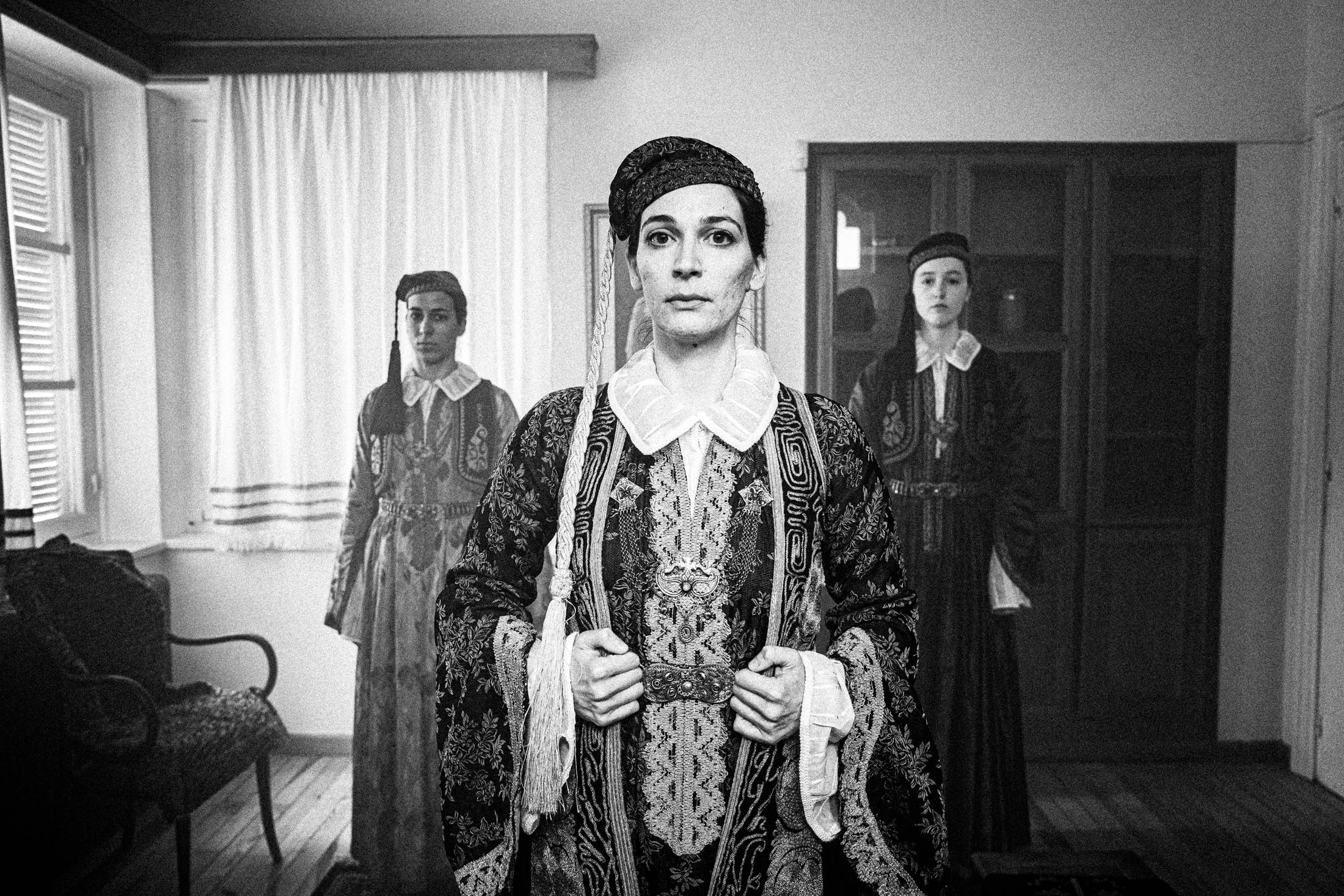 Ioannina, Epirus, Greece. The local women's costumes. Photography by George Tatakis.