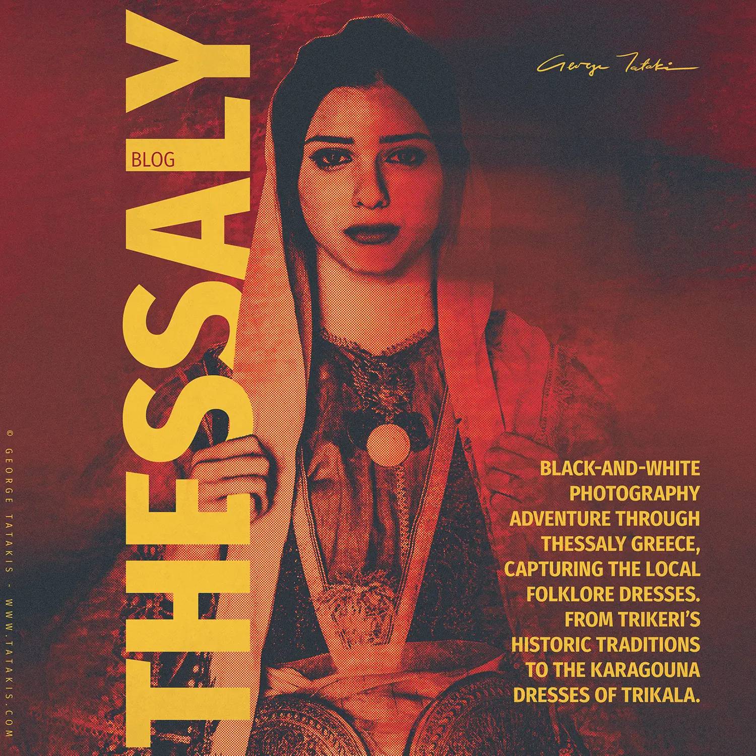 Thessaly, Greece: Exploring Local Folklore Dresses with Caryatis. Article cover by George Tatakis