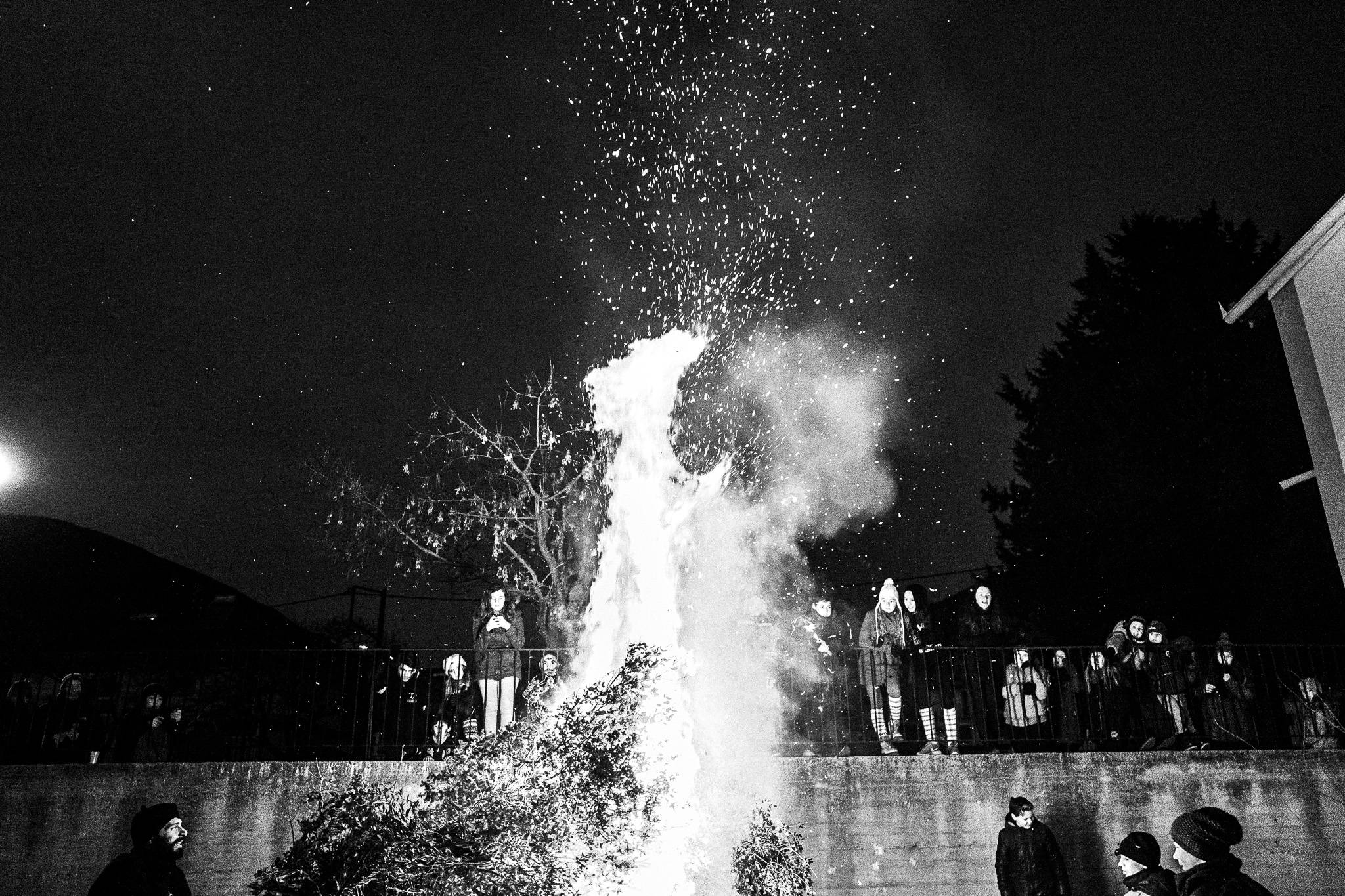 Babiden at Petroussa, Pagan Christmas customs of Northern Greece, by photographer George Tatakis
