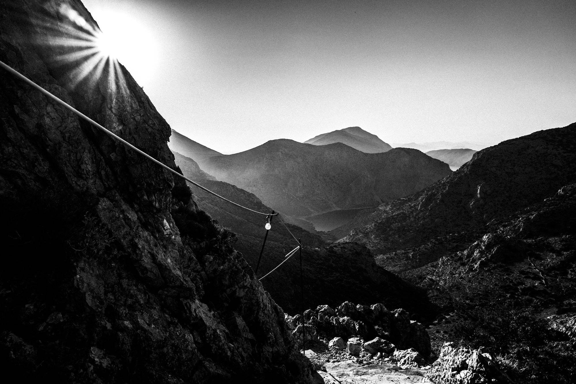Hiking to the Monastery Greece. South Aegean. Kalymnos. © George Tatakis