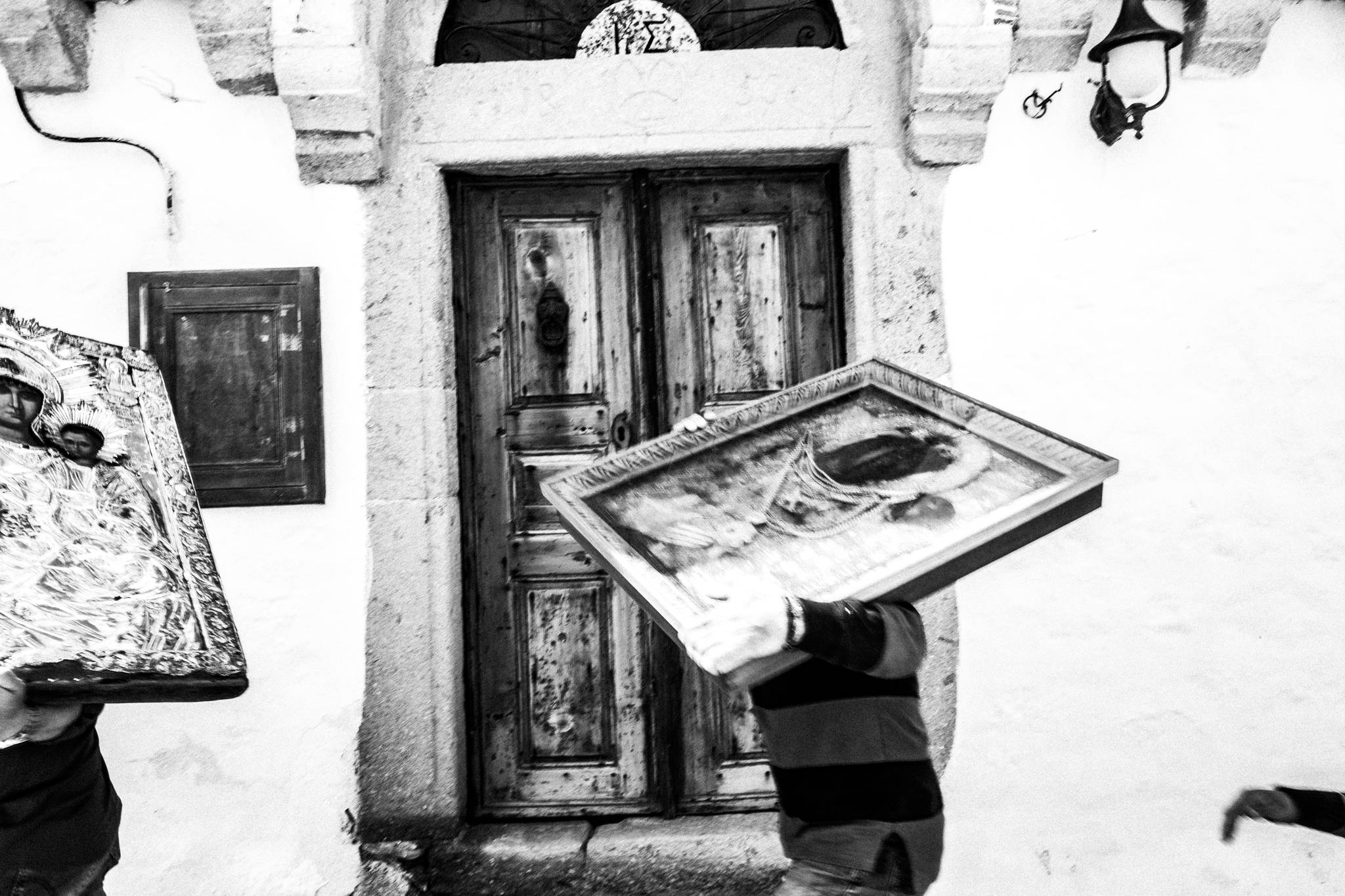 Litany of the Icons in Patmos island, by photographer George Tatakis