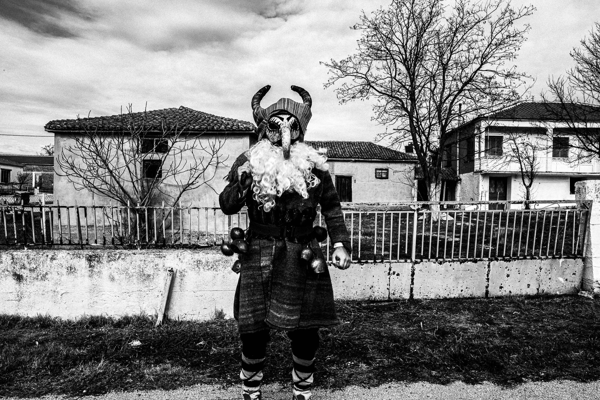 Purpuris, Pagan Christmas customs of Northern Greece, by photographer George Tatakis