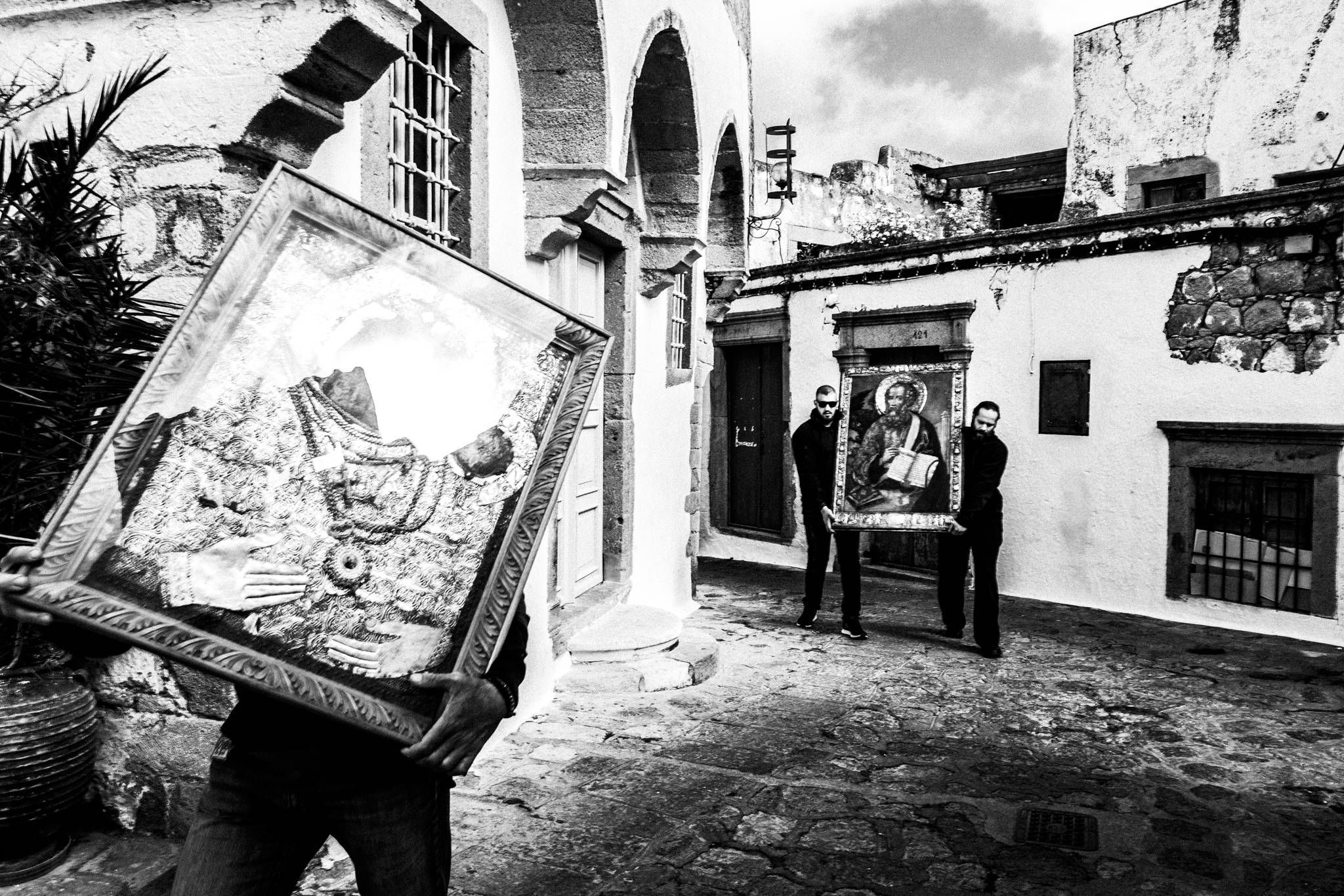 Litany of the Icons in Patmos island, by photographer George Tatakis
