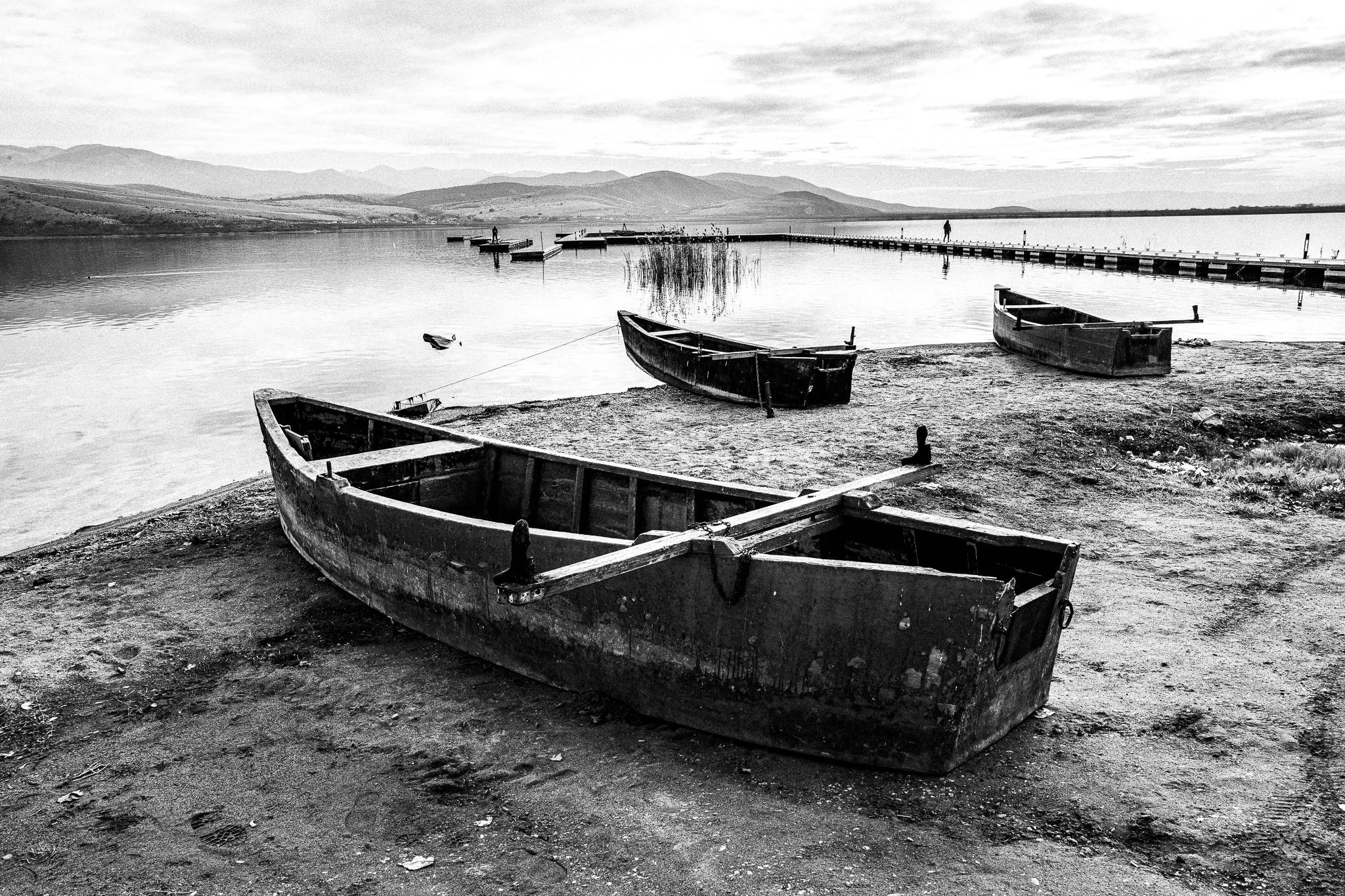 Vegoritida lake, Pagan Christmas customs of Northern Greece, by photographer George Tatakis