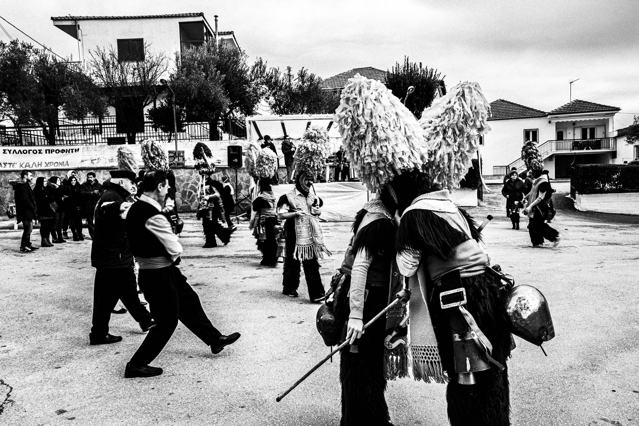 Arapides of Profitis village, Pagan Christmas customs of Northern Greece, by photographer George Tatakis