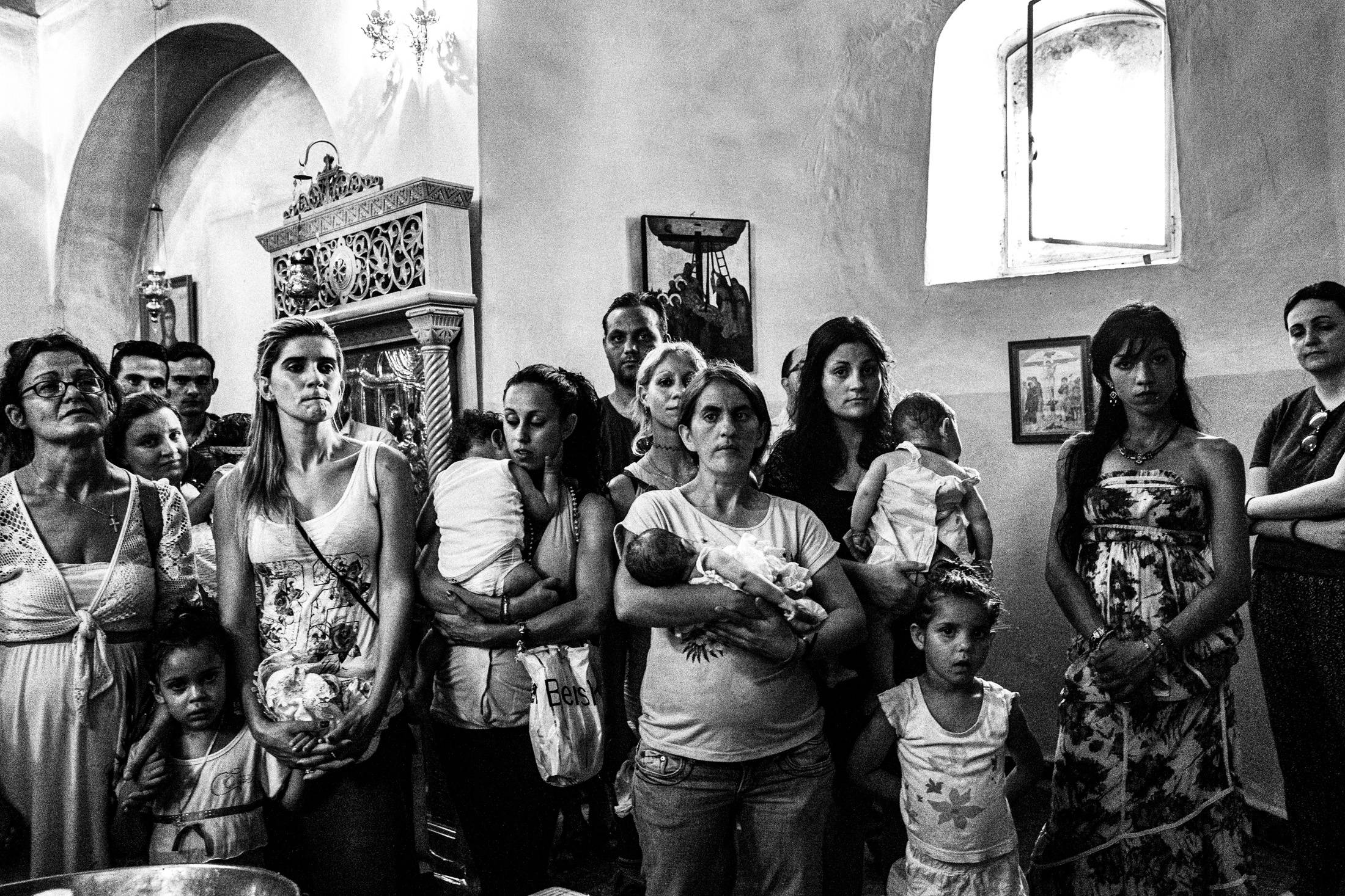 St. Simeon Festivals in Missolonghi, Greece. Black and White Photography by George Tatakis.
