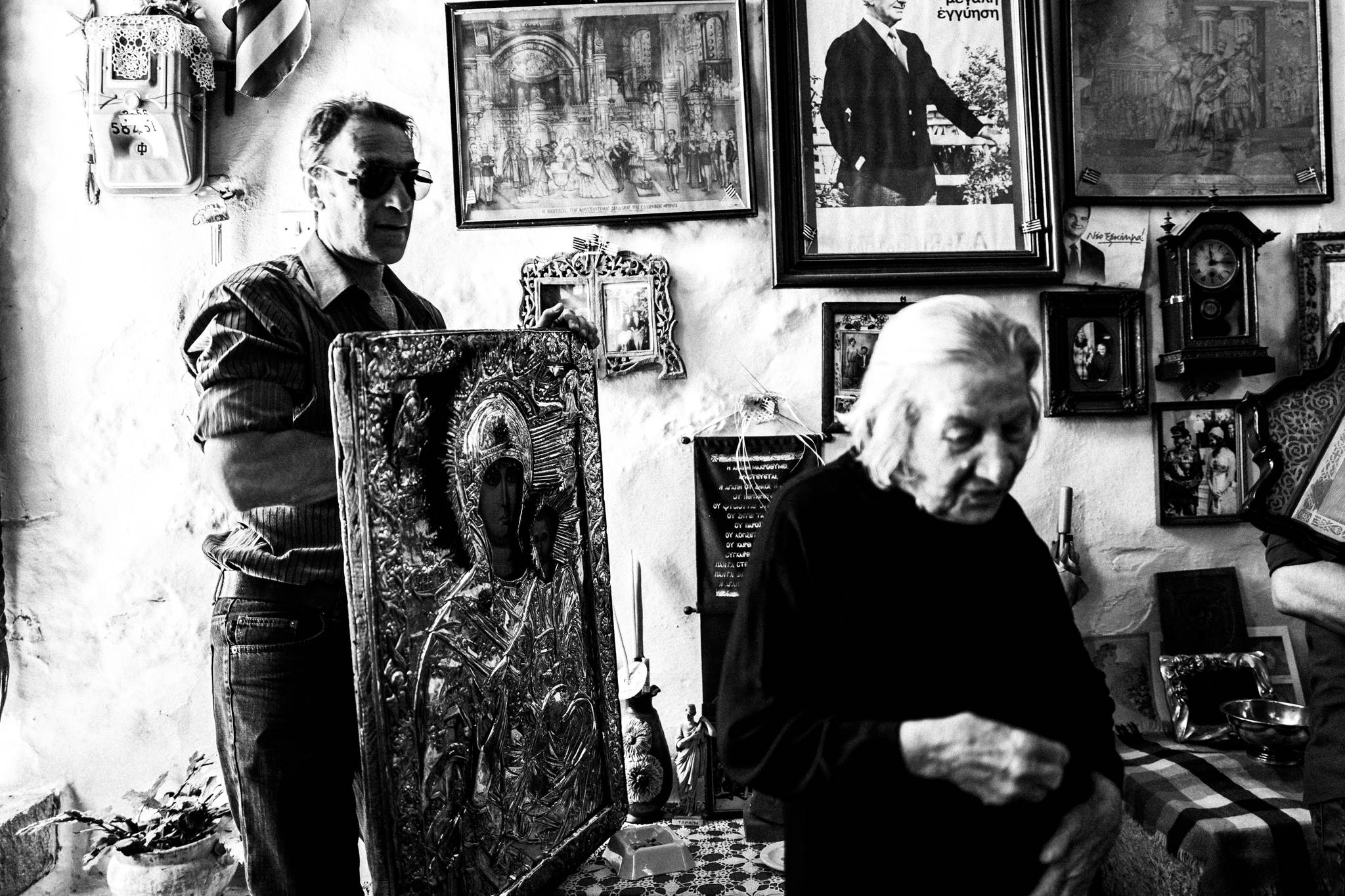 Litany of the Icons in Patmos island, by photographer George Tatakis