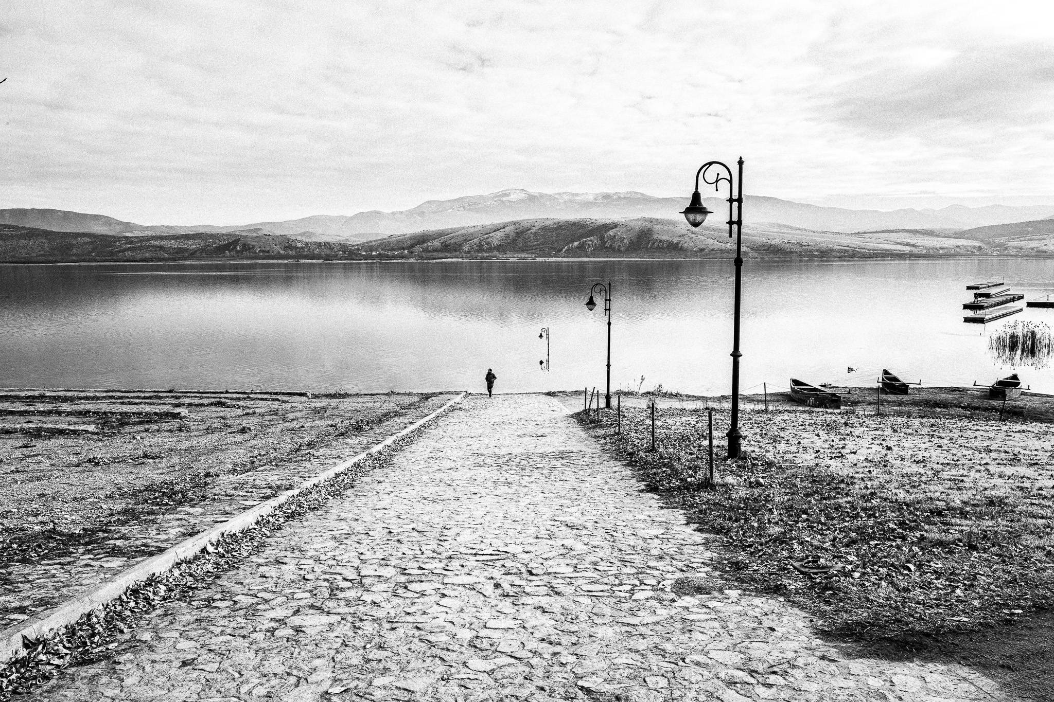 Vegoritida lake, Pagan Christmas customs of Northern Greece, by photographer George Tatakis