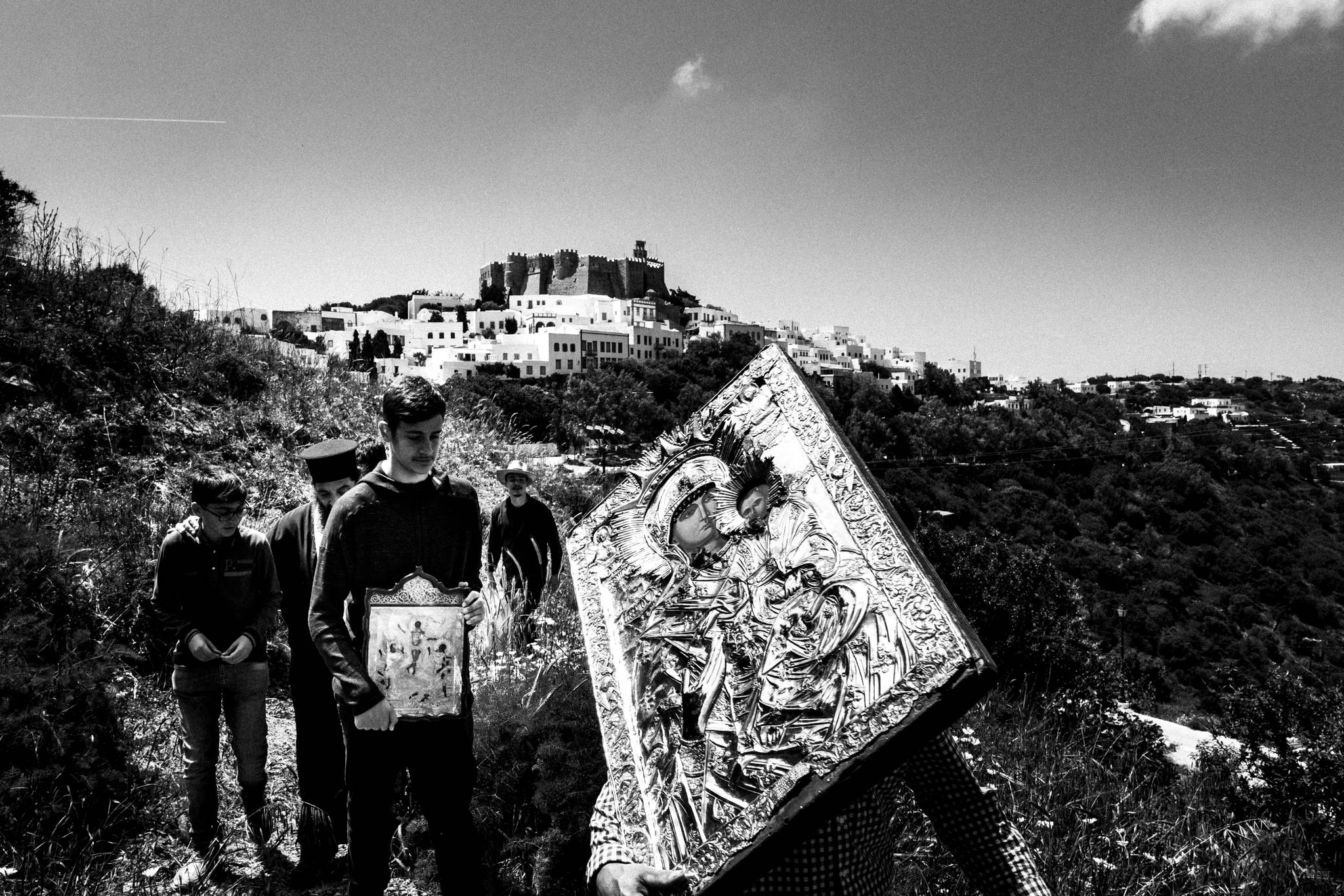 Litany of the Icons in Patmos island, by photographer George Tatakis