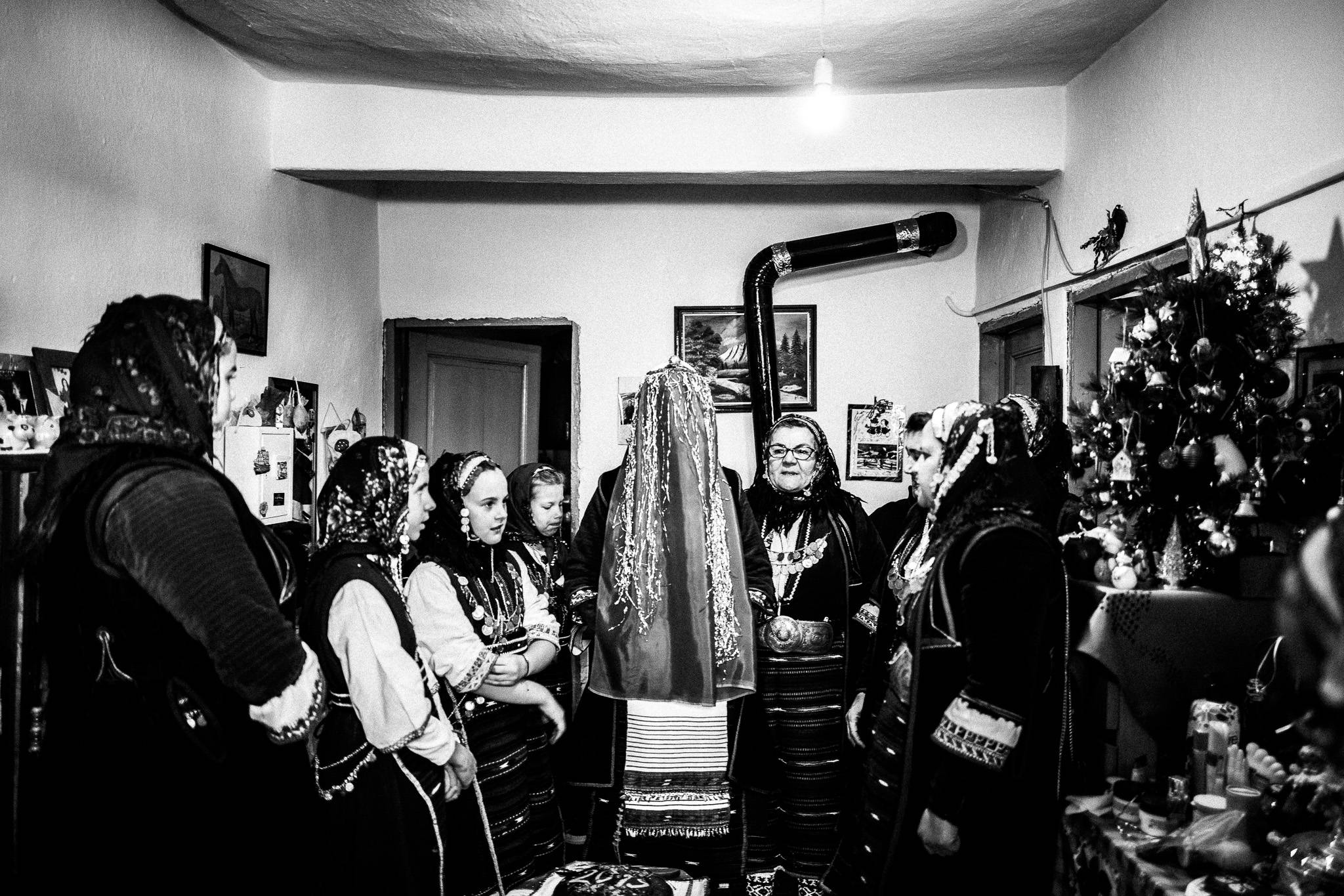 The bride-to-be, Pagan Christmas customs of Northern Greece, by photographer George Tatakis