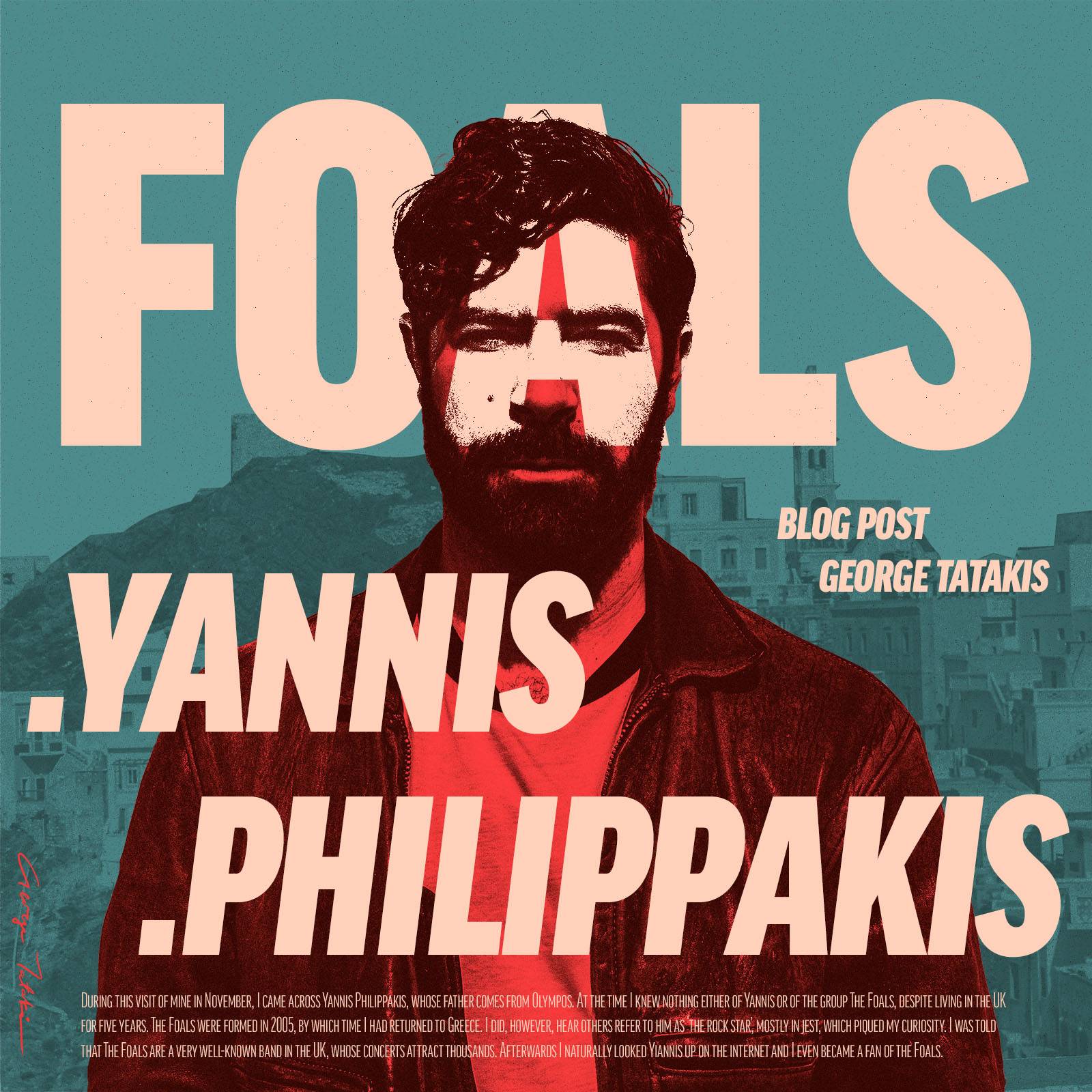 An afternoon with Yannis Philippakis (of The Foals), in Olympos, Karpathos