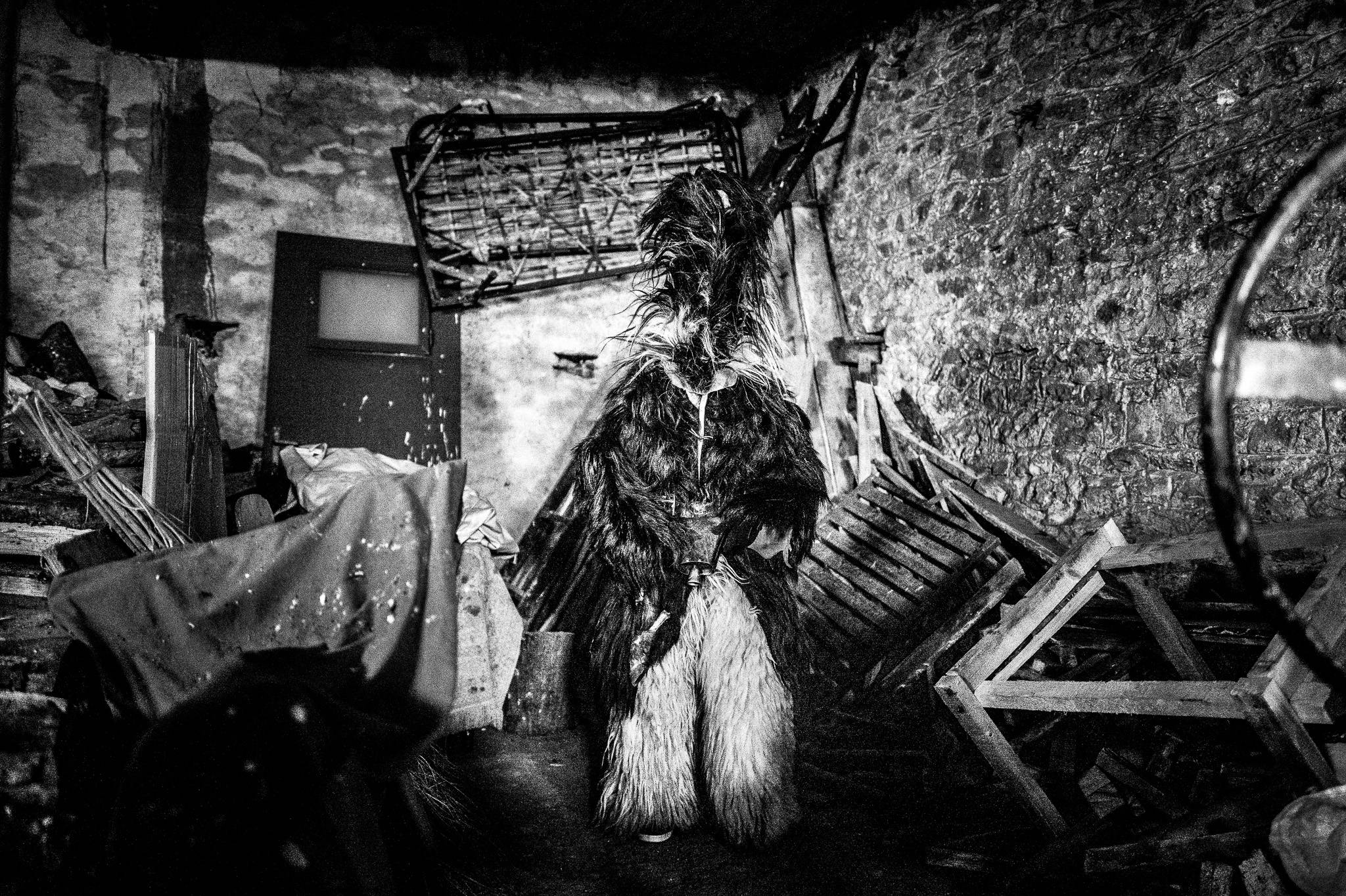 Arkouda of Volax, Pagan Christmas customs of Northern Greece, by photographer George Tatakis