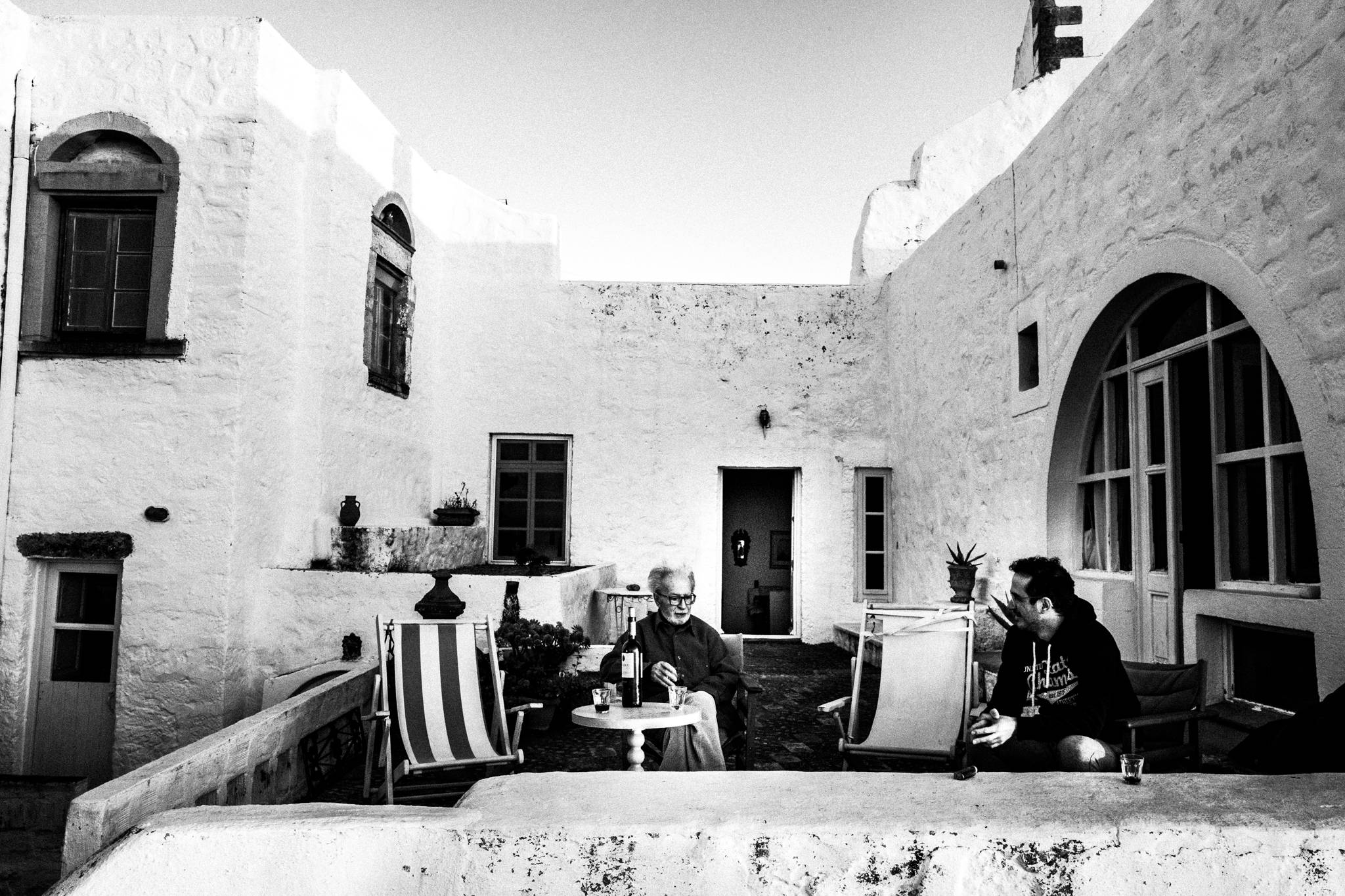 The house of Vassilis Kypraiou in Patmos, by photographer George Tatakis
