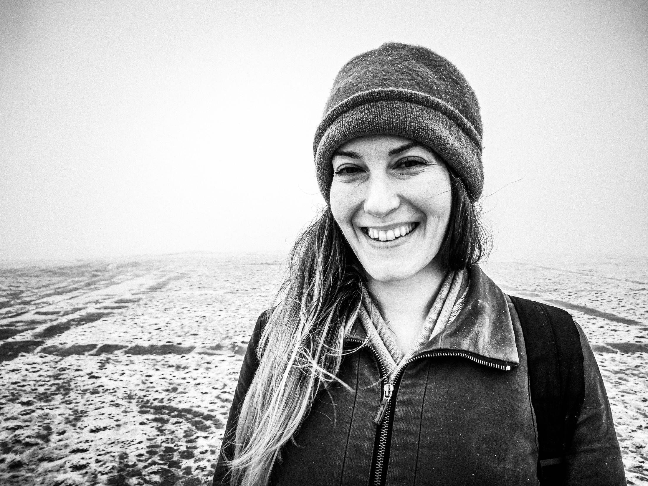 Our first meeting with Eva at Buzludzha, Bulgaria, by photographer George Tatakis